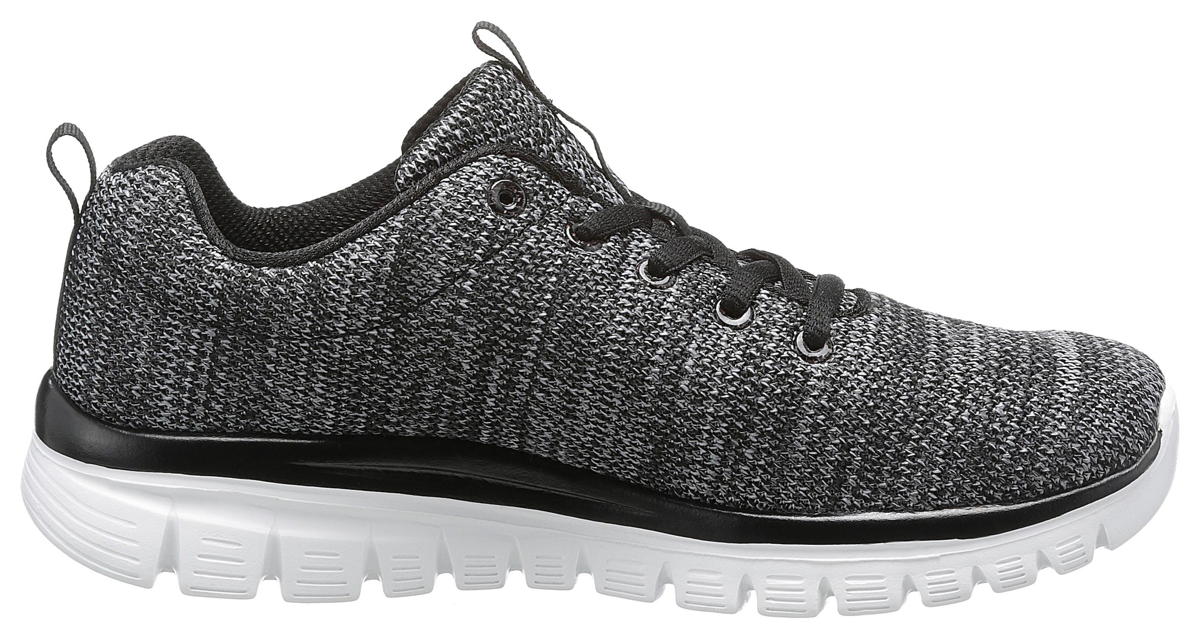 Skechers Sneaker »Graceful - Twisted Fortune«, Freizeitschuh, Halbschuh, Schnürschuh mit Memory Foam