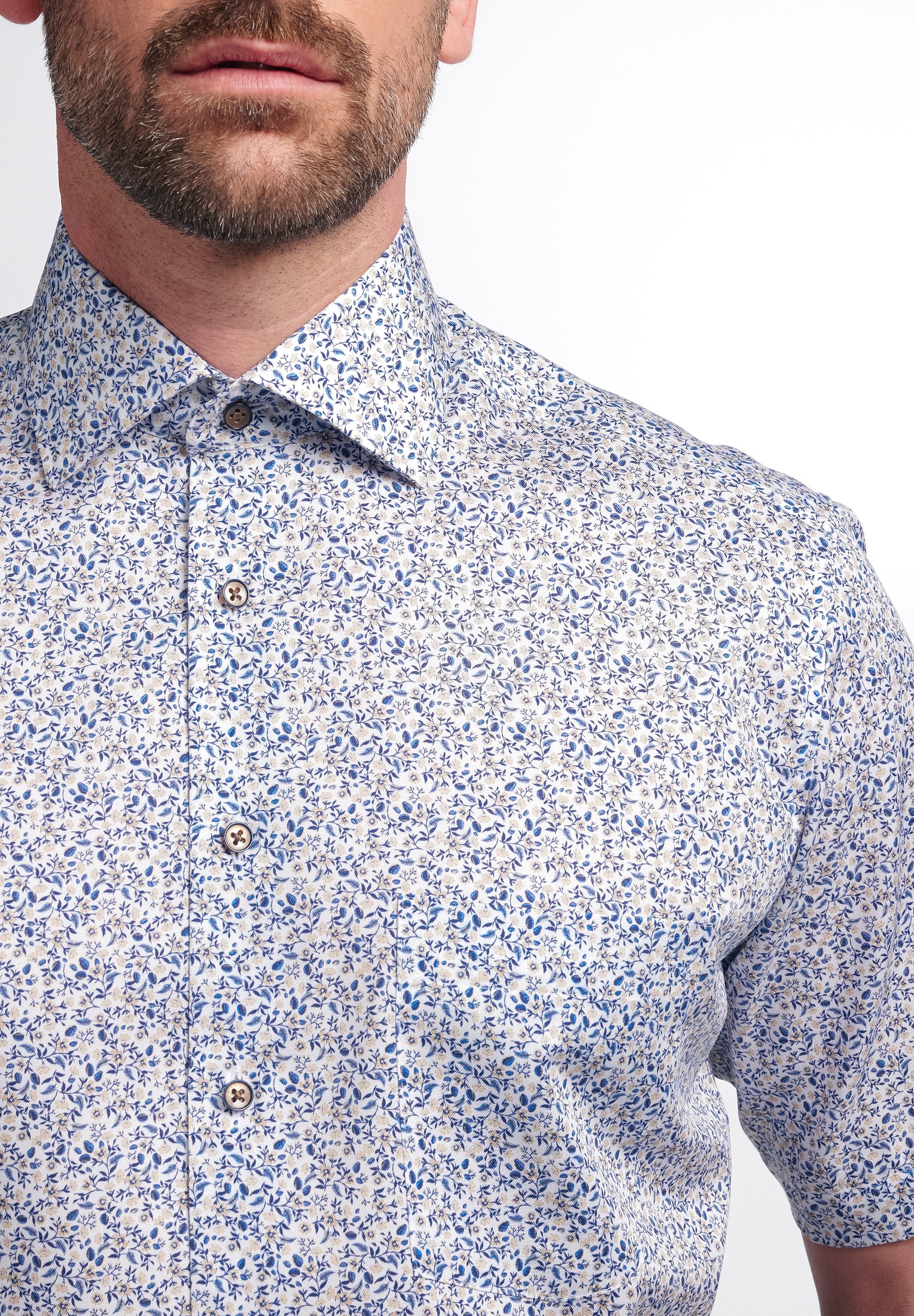 Eterna Kurzarmhemd »MODERN FIT« NON IRON (bügelfrei)