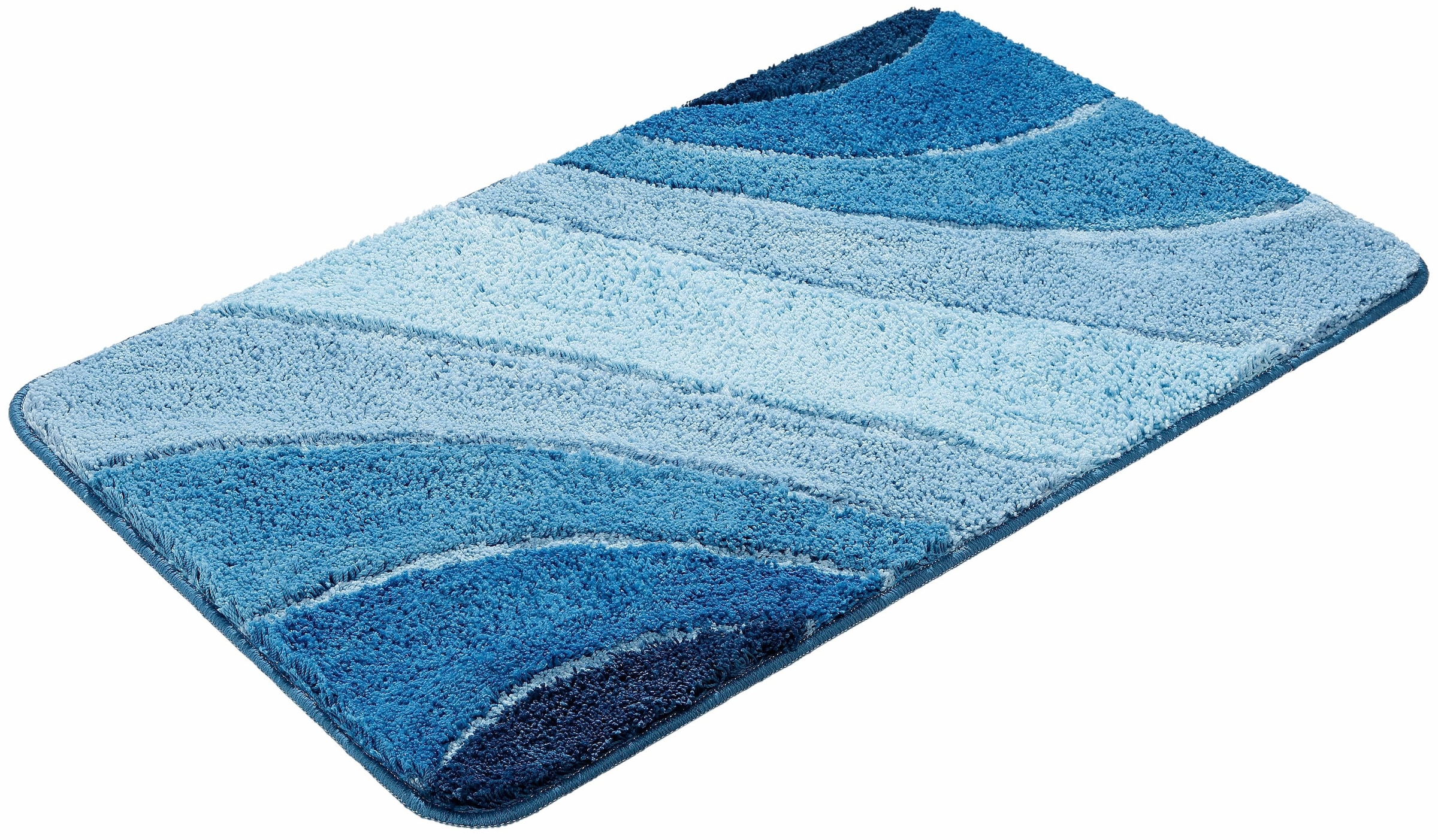 OTTO home Badematte »Josie, Badvorleger, Badezimmer Teppich« Höhe 20 mm rutschhemmend beschichtet fußbodenheizungsgeeignet | schnell trocknend | strapazierfähig Badteppich, Badematten, rechteckig, rund & als 3-tlg. Set erhältlich