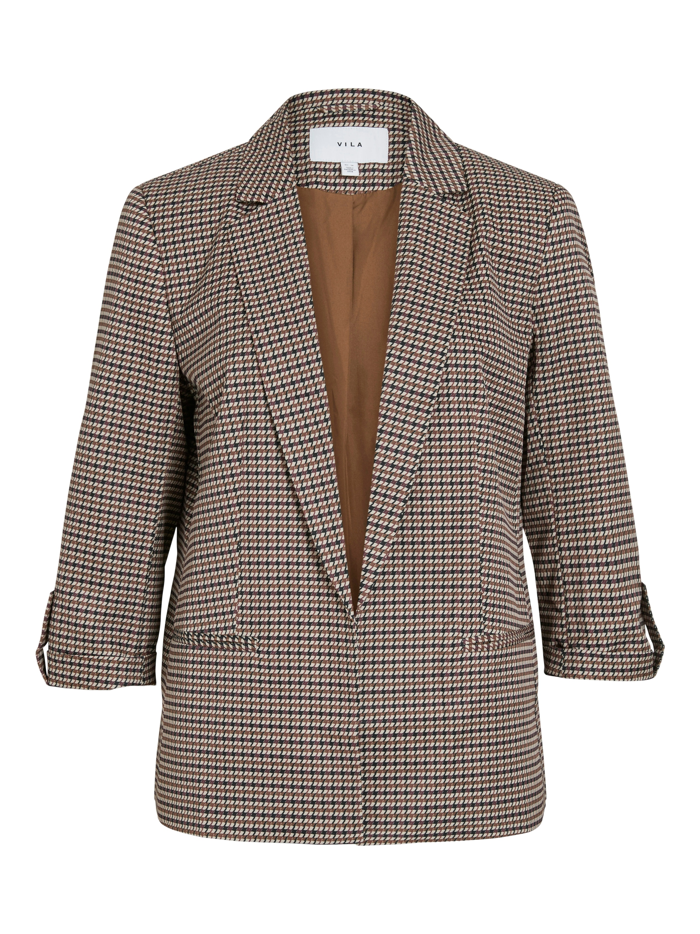 Vila Kurzblazer »VINICE 3/4 LOOSE BLAZER - NOOS« Materialmix