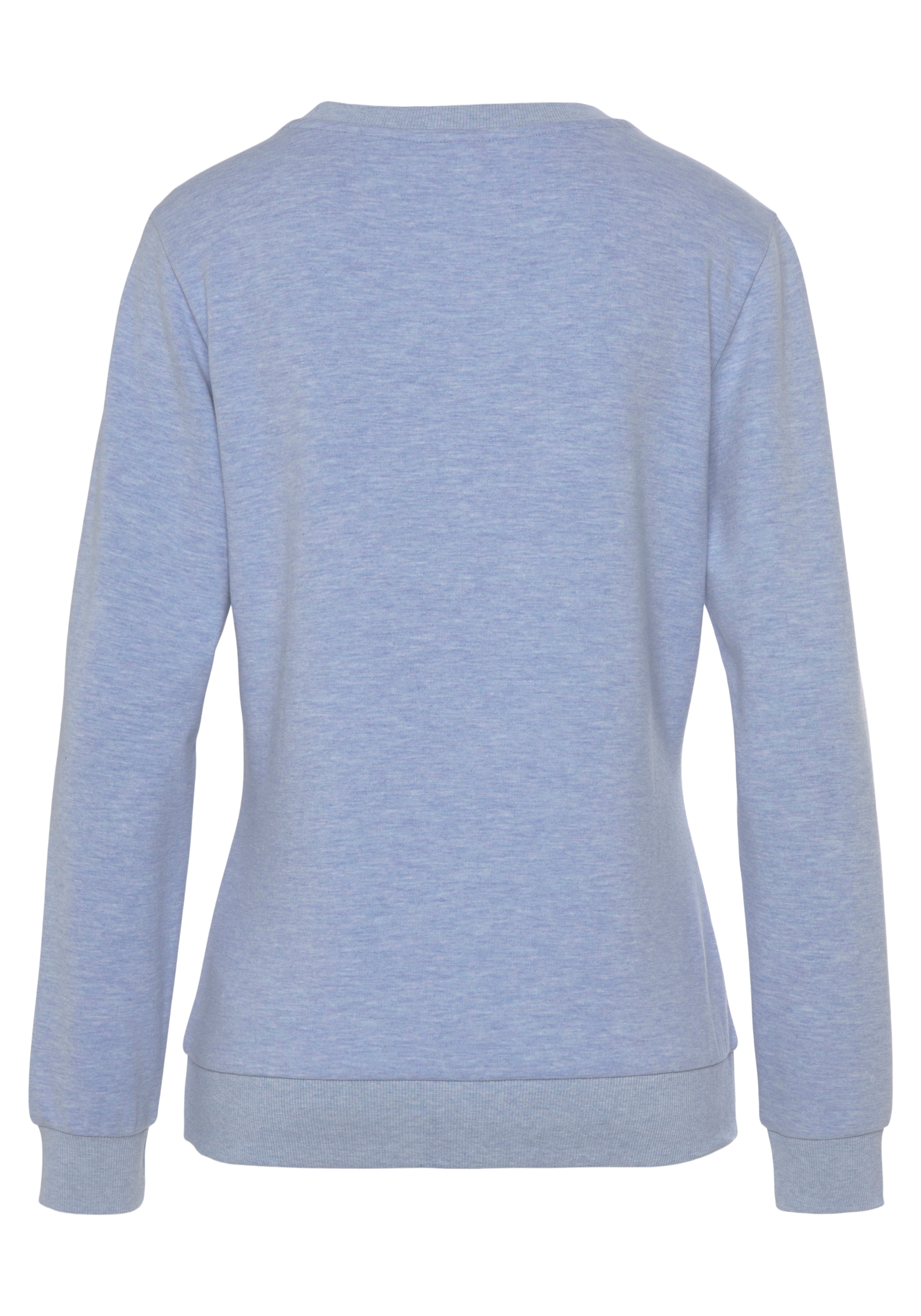 Bench. Loungewear Sweatshirt »-Loungeshirt«, Loungewear, mit Logostickerei, bei Loungeanzug ♕ glänzender