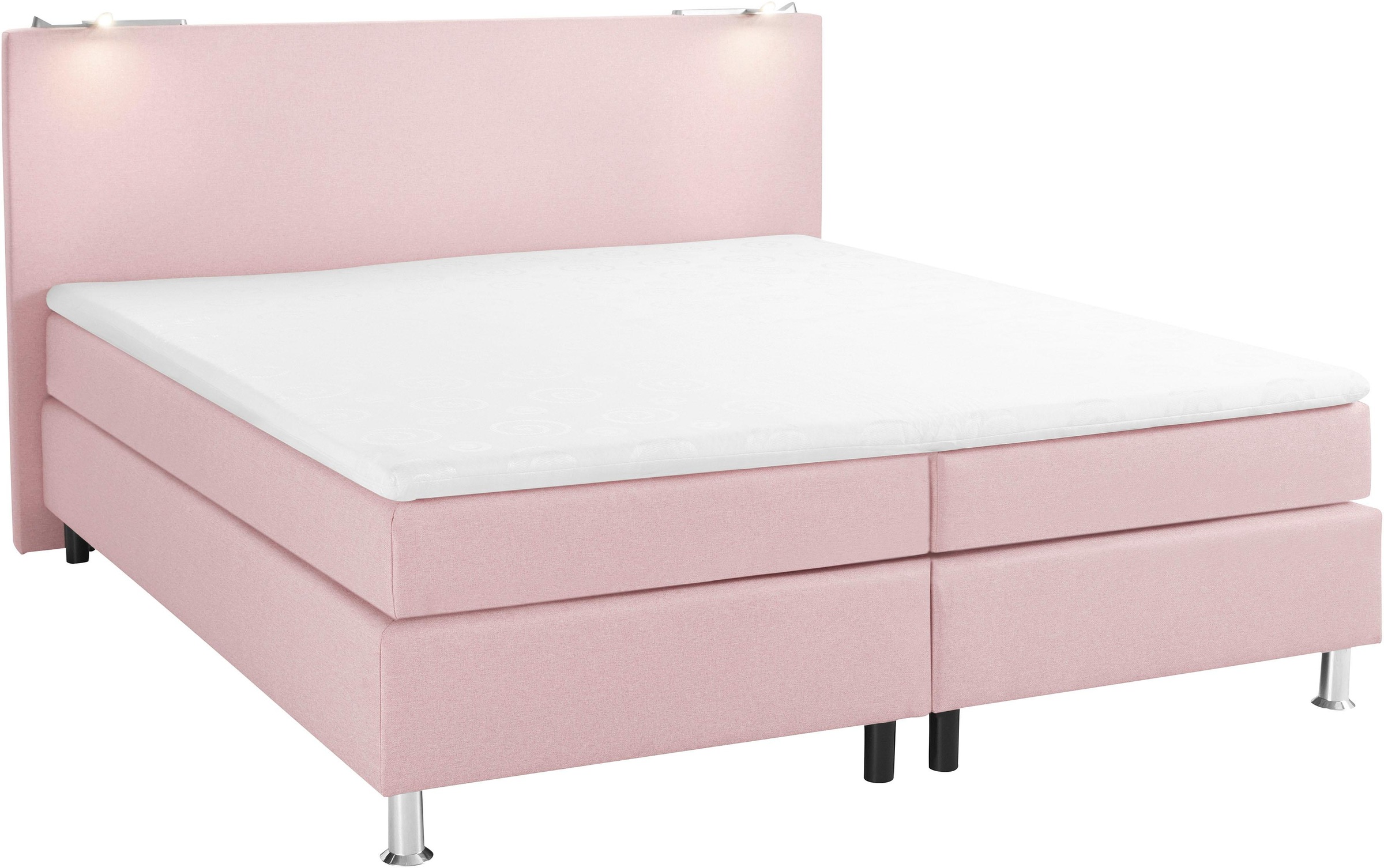 COLLECTION AB Boxspringbett, inkl. LED-Beleuchtung und Topper