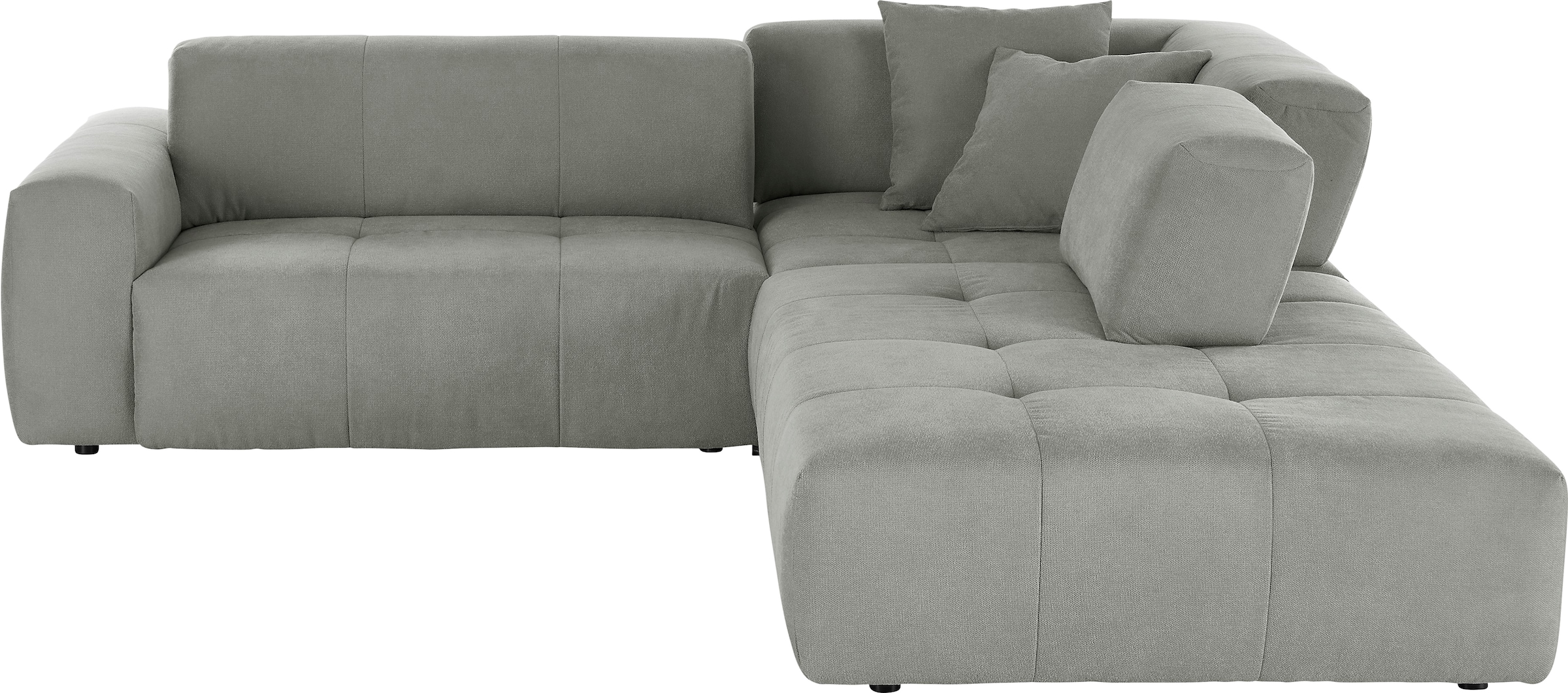 3C Candy Ecksofa »Yoshy Komfortsofa, bequem und modern, hochwertige Verarbeitungsdetails« Zwei verschiedene Sitztiefen durch verstellbare Rückenlehne, L-Form