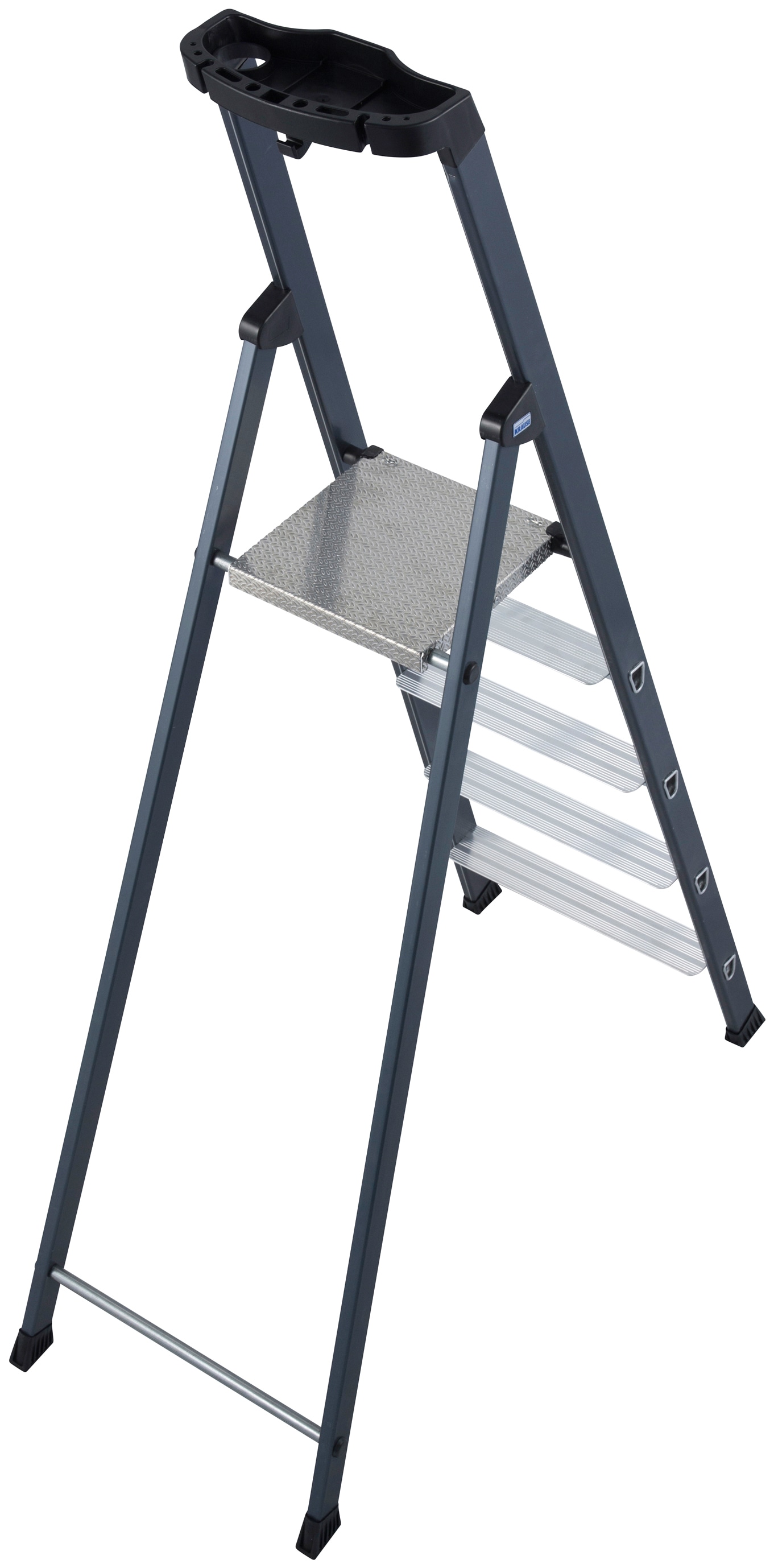 KRAUSE Stehleiter »SePro S«, Alu eloxiert, 1x5 Stufen, Arbeitshöhe ca. 305 cm