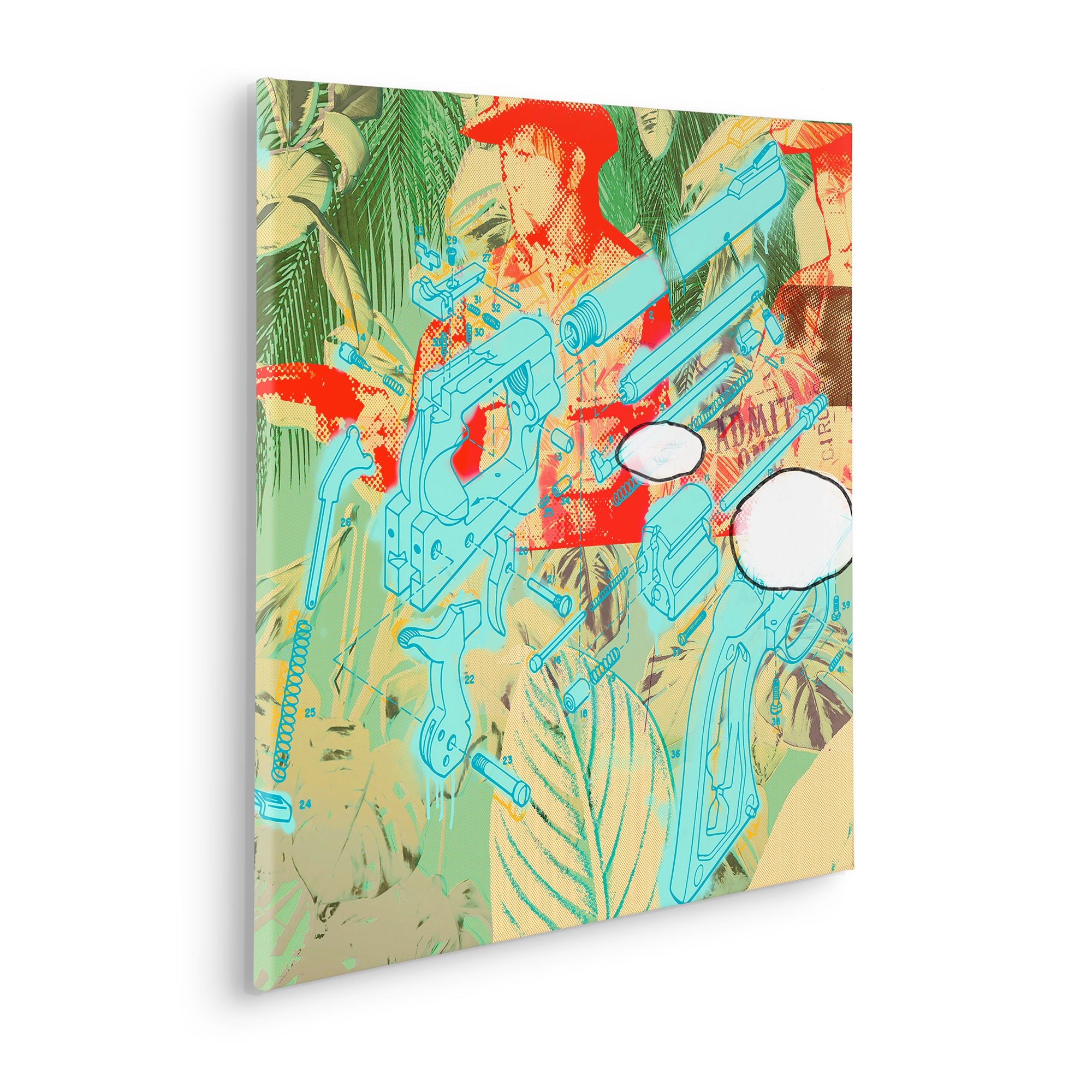 Komar Leinwandbild »Peace - Größe 60 x 60 cm«, Natur, (1 St.), Keilrahmenbild mi Echtholzrahmen