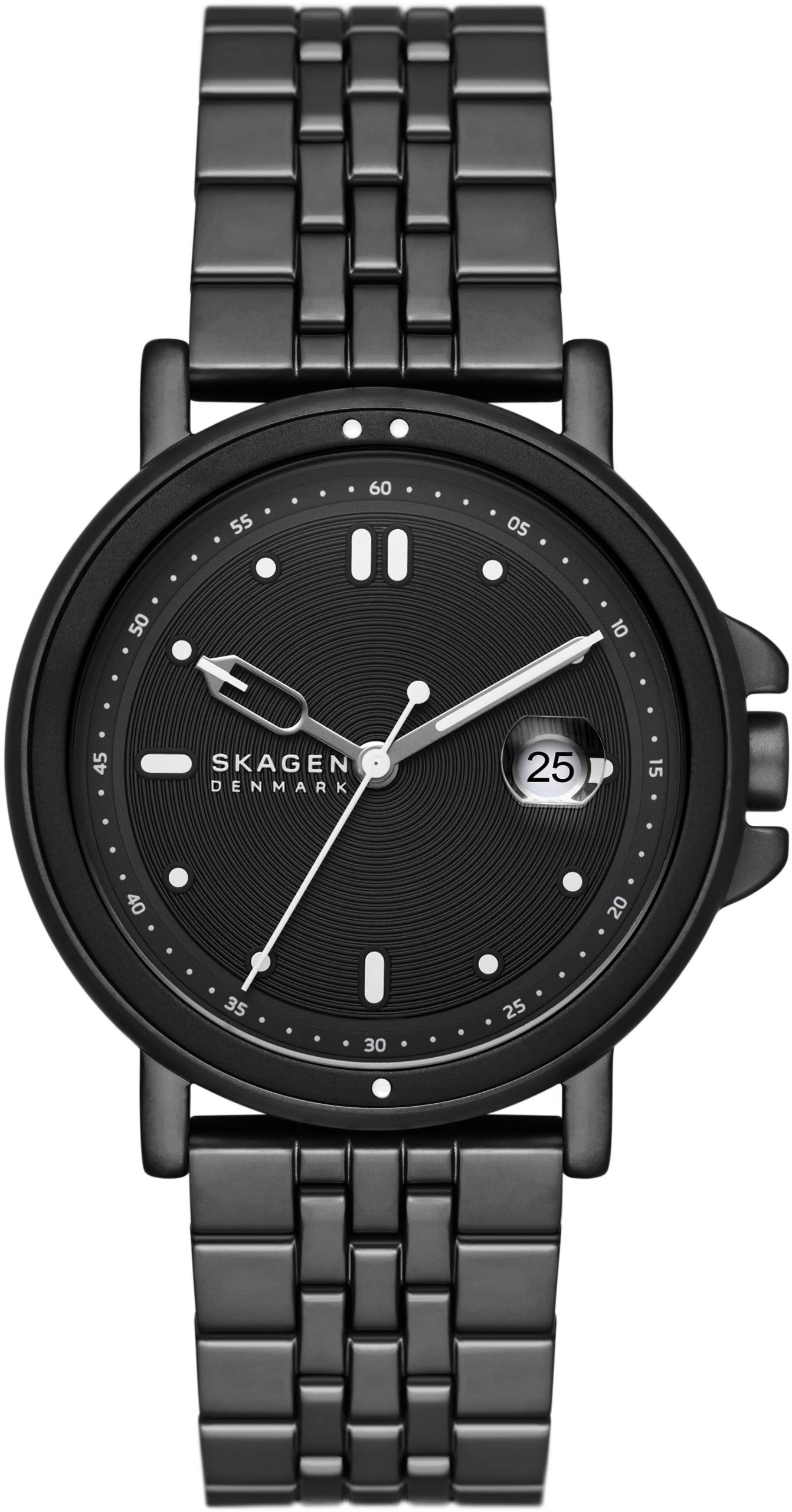 Skagen Quarzuhr »SIGNATUR SPORT«, Armbanduhr, Herrenuhr, Datum, analog