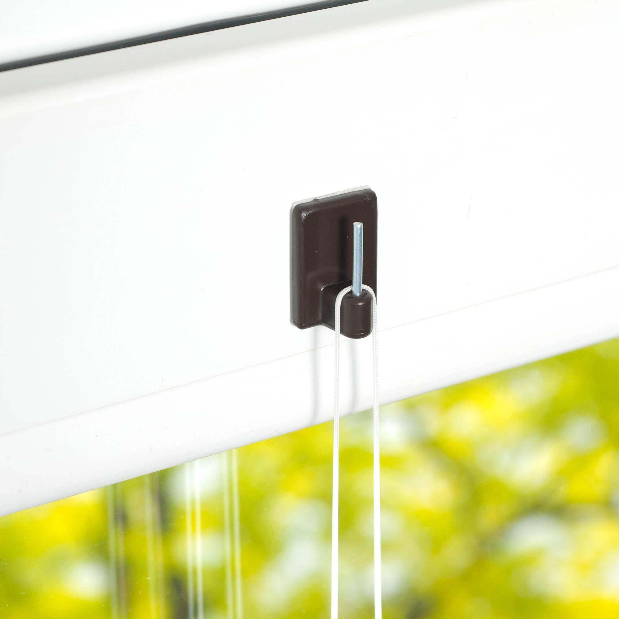 Liedeco Klebeträger für Vitragen-Bistrostangen