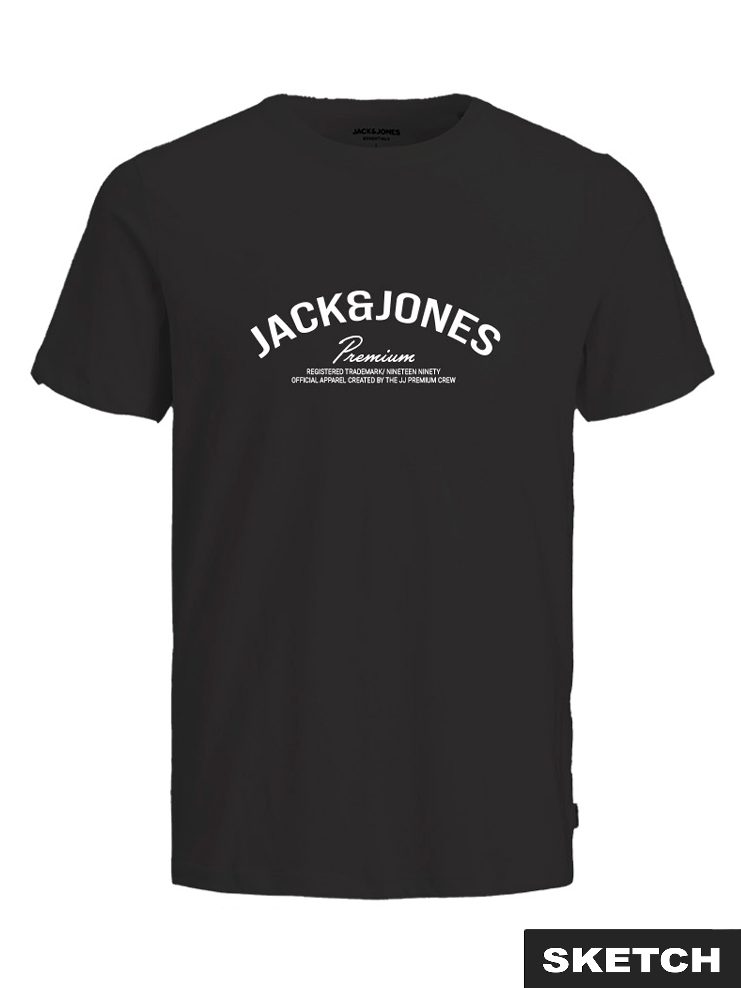 Jack & Jones PlusSize T-Shirt »JPRBLATOMMY SS TEE FST PLS« mit Logo Schriftzug