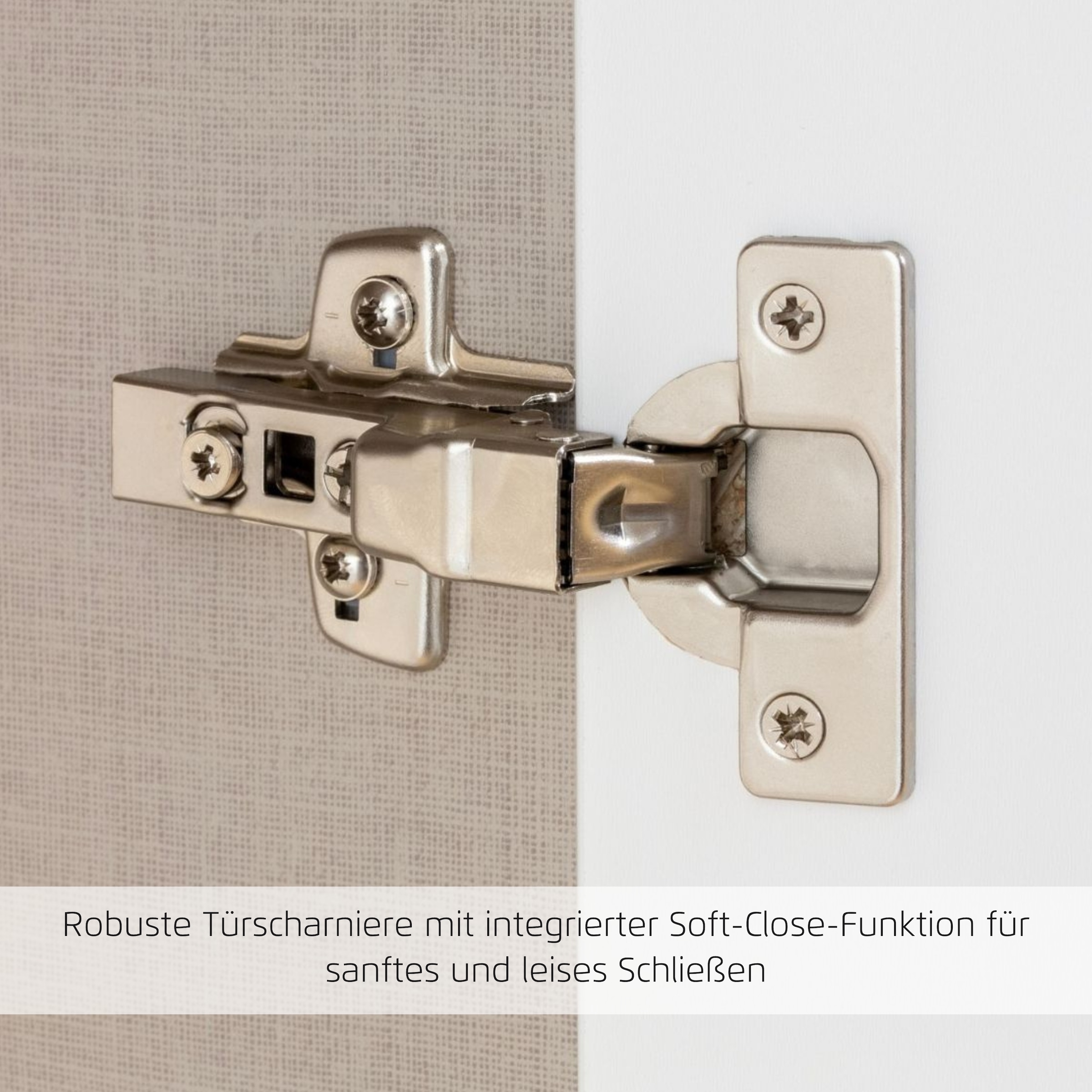 rauch Kombikommode »Sideboard Schubladenkommode AVOLA mit Dekorfront« Breite 120 cm inkl. Soft-Close-Funktion,  vier große Schubladen und 2 Türen, mit 4 Einlegeböden MADE IN GERMANY