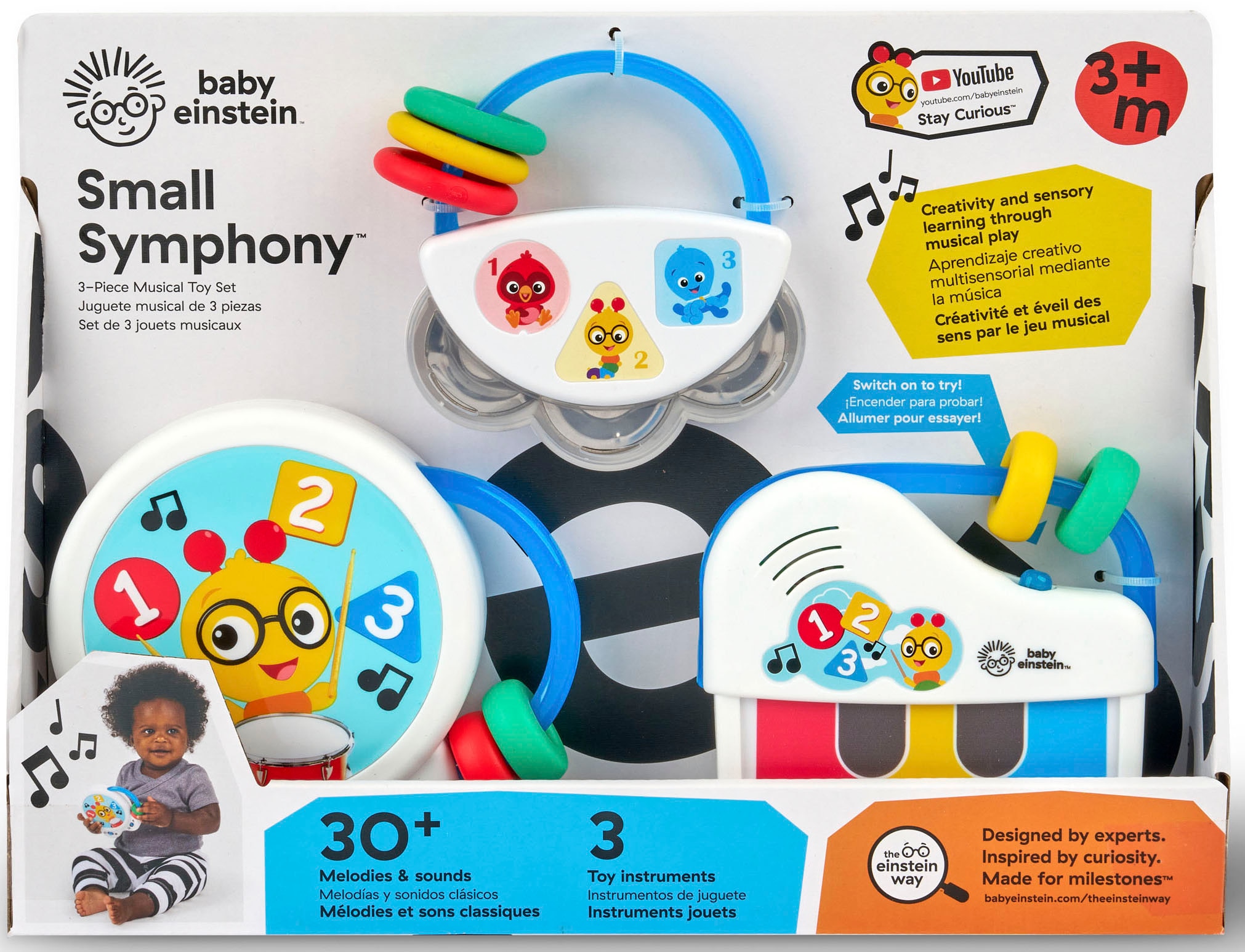 Spielzeug-Musikinstrument »Set Small Symphony«, (Set, 3 tlg., bestehend aus Tiny...