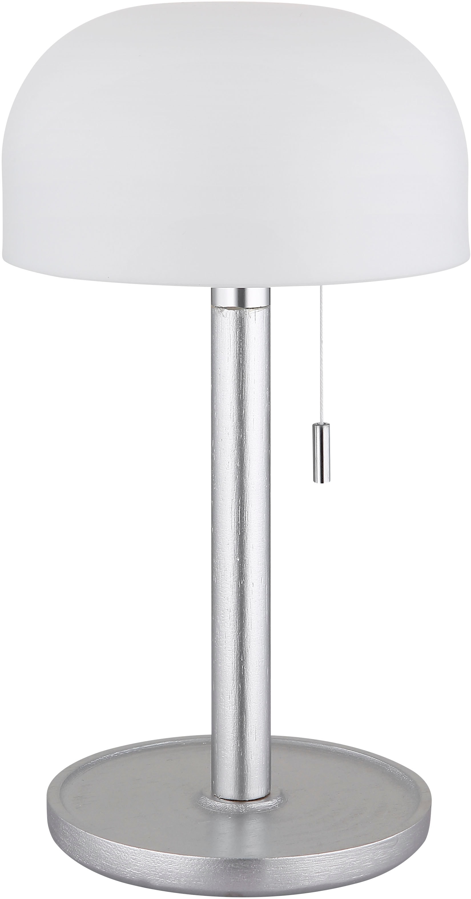 GLOBO LIGHTING LED Tischleuchte »NORMAN« LED-Modul 1 Stk. warmweiß - kaltweiß Akkutischleuchte auch für draußen, Zugschalter Kordel, Akkulampe