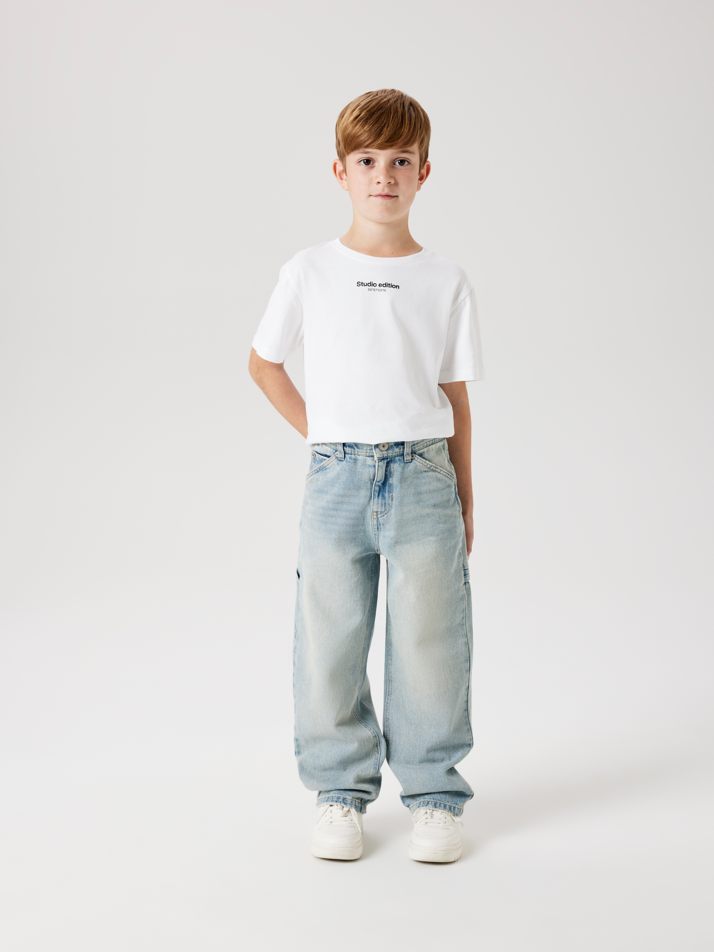 Name It 5-Pocket-Jeans »NKMRYAN für Jungen mit geradem Bein und 5-Pocket-Style« unifarben, casual, straight fit, Baumwolle, Denim