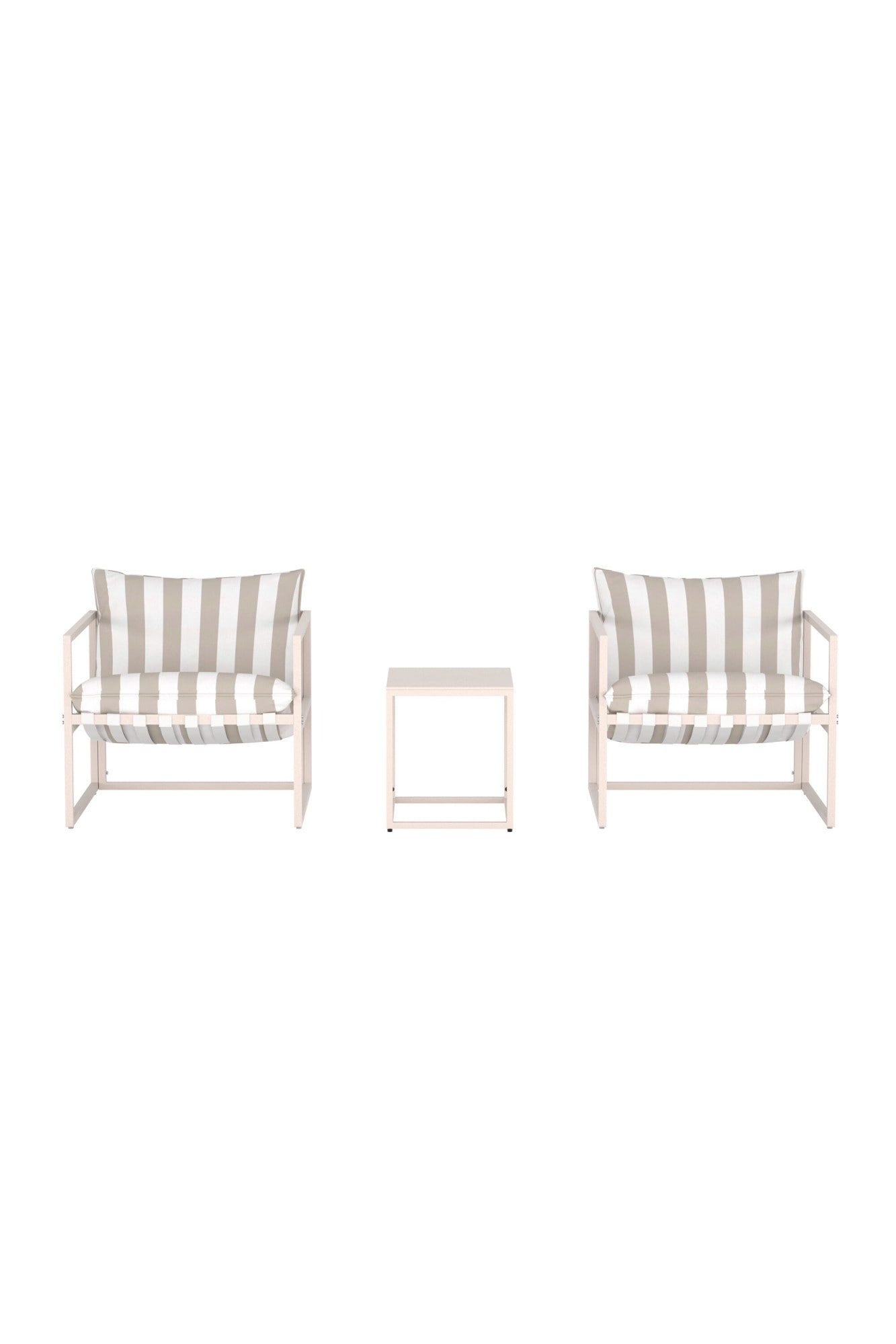 Venture Home Gartenlounge-Set »Messina, großzügiges Outdoor-Set für hohen Sitzkomfort« 3 tlg. Loungemöbel mit Stoffbezug, angenehm, weich