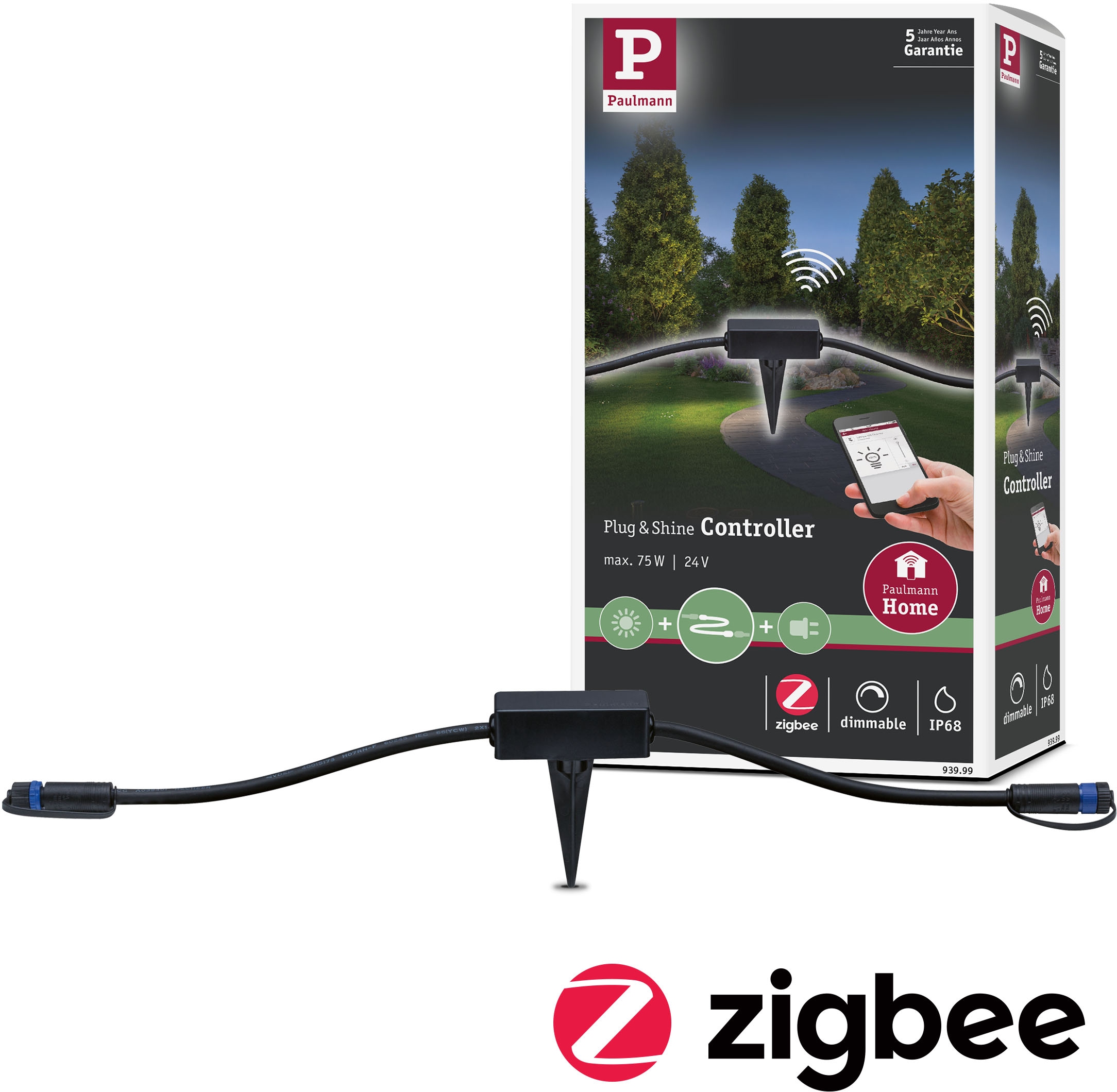 Schienensystem-Controller »Outdoor Plug & Shine ZigBee Controller«, (Packung, 1 tlg.),...