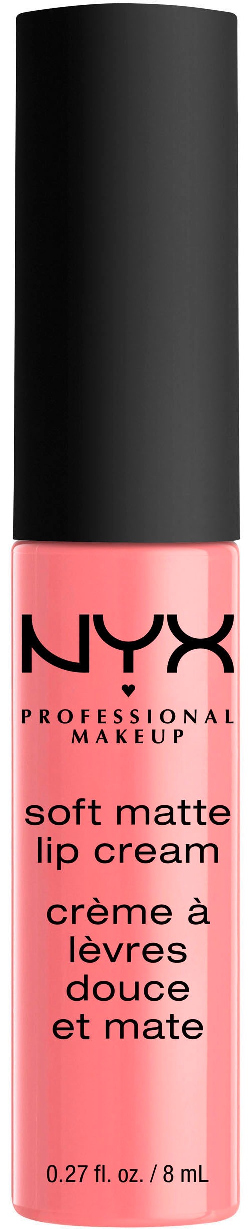 NYX Lippenstift »Professional Makeup Soft Matte Lip Cream«, mit natürlichen Inhaltstoffen