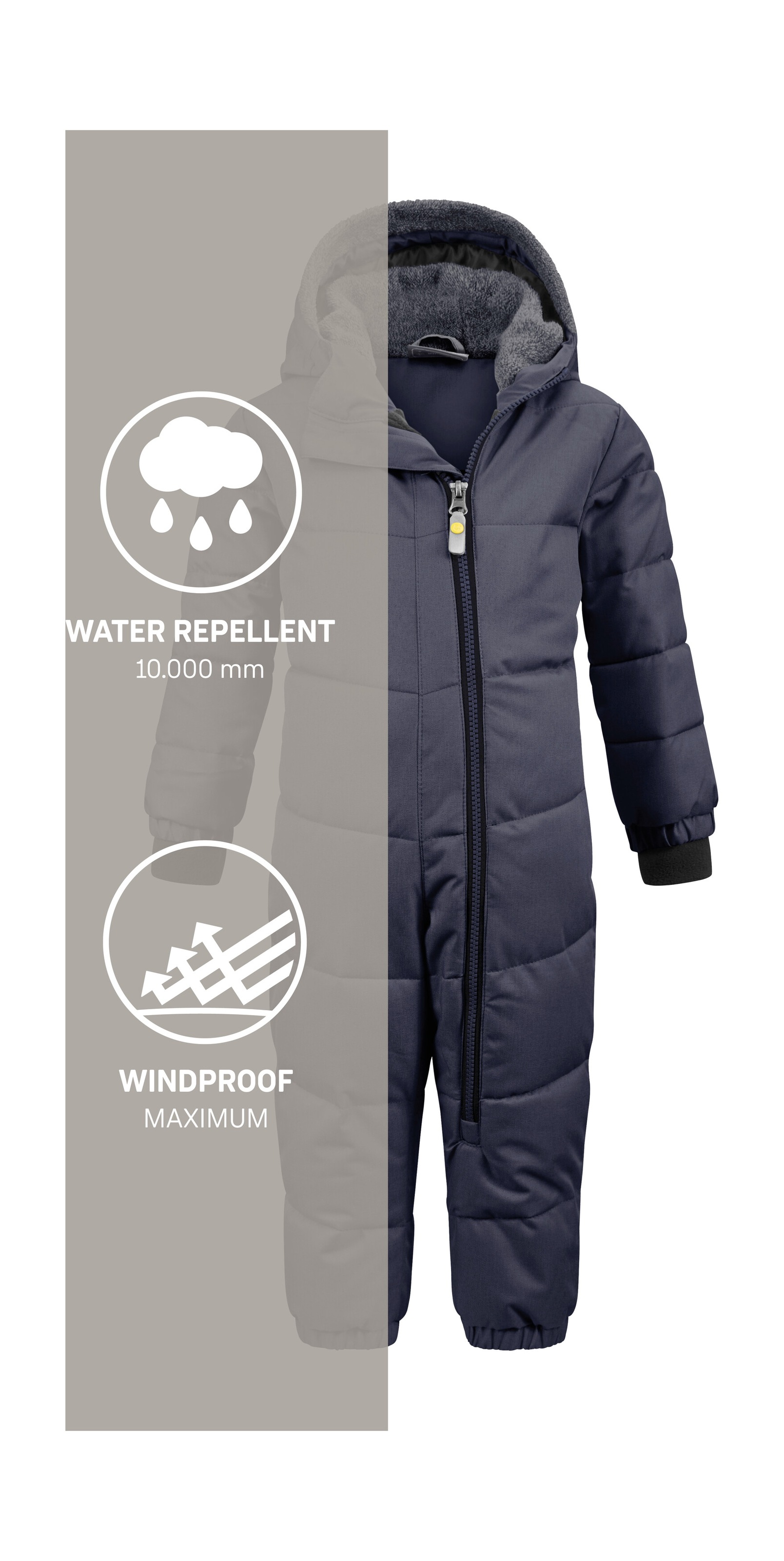 Killtec Schneeoverall »Twinkly MNS ONPC B« Wasserabweisender Schneeanzug mit Fleece und reflektierenden Details