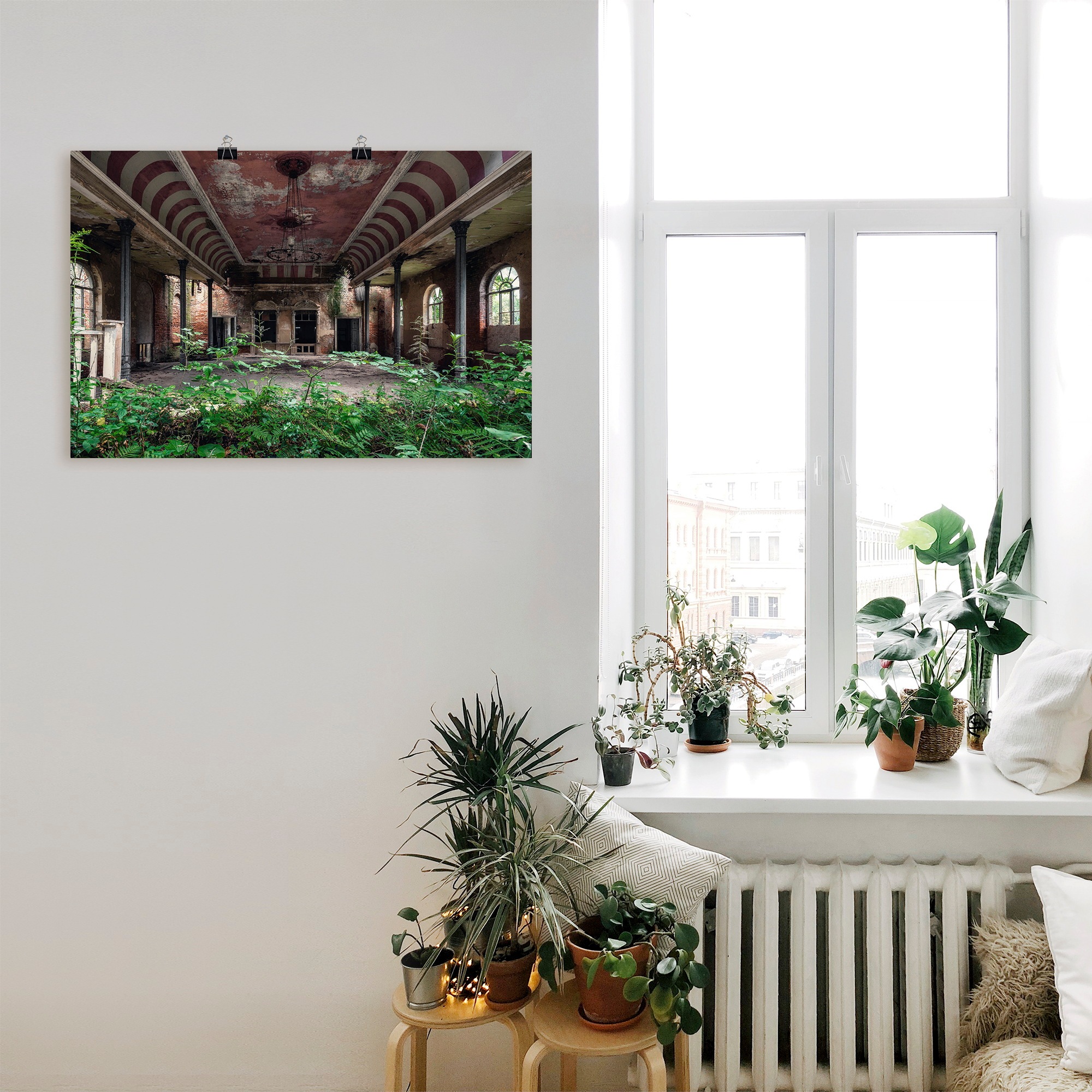 Artland Wandbild »Lost Places - Tanzsaal - verlassen«, Gebäude, (1 St.), als Leinwandbild, Poster in verschied. Größen