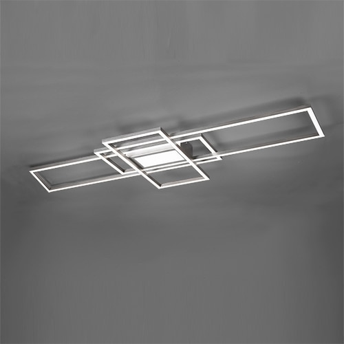 TRIO Leuchten LED Deckenleuchte »MILA«, Leuchtmittel LED-Modul | LED fest integriert, Deckenlampe inkl. Fernbedienung, dimmbar, 3000 - 6500K, 105xx42x6,5 cm