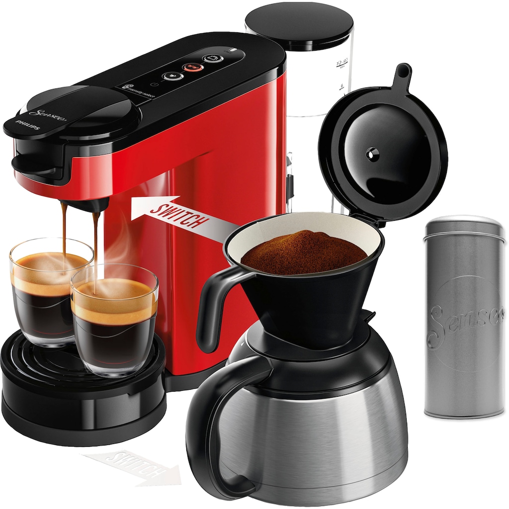 Philips Senseo Kaffeepadmaschine »Switch HD6592/84«, 1 l Kaffeekanne