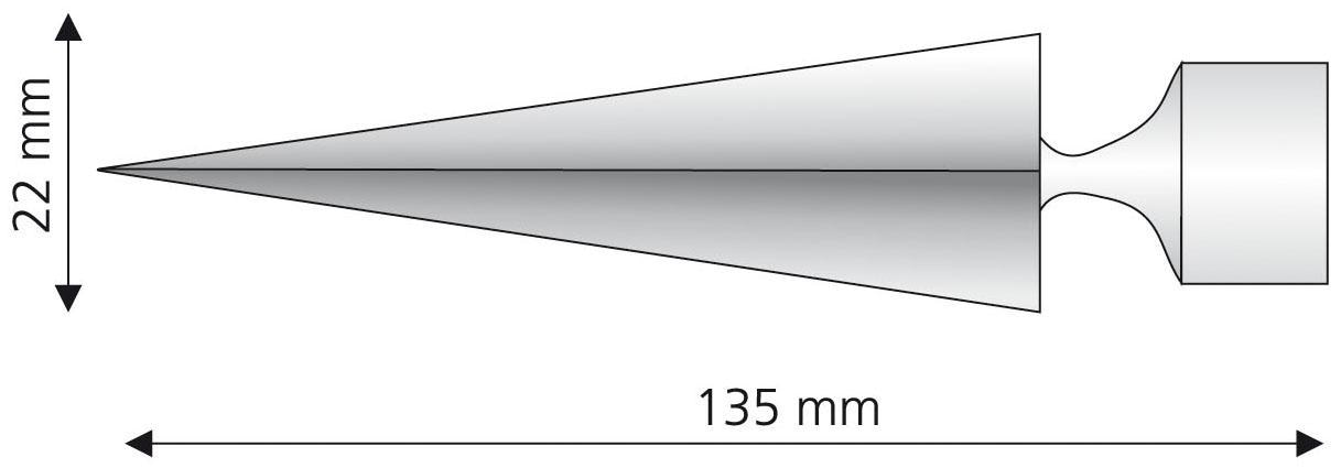 Liedeco Gardinenstangen-Endstück »Herkules«, (Set, 2 St.), für Gardinenstangen Ø 16 mm