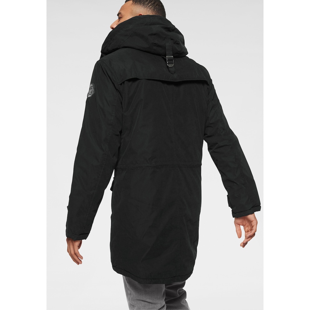 Bruno Banani Parka, mit Kapuze, warm gefüttert