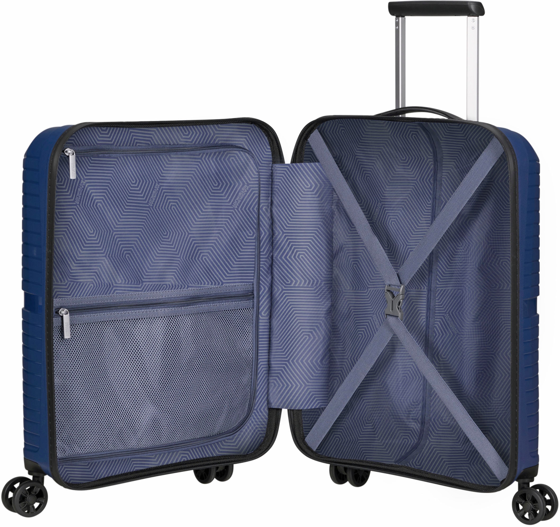 American Tourister® Hartschalen-Trolley »AIRCONIC 55«, 4 Rollen, mit 15,6-Zoll Laptopfach, Tabletfach und USB-Schleuse