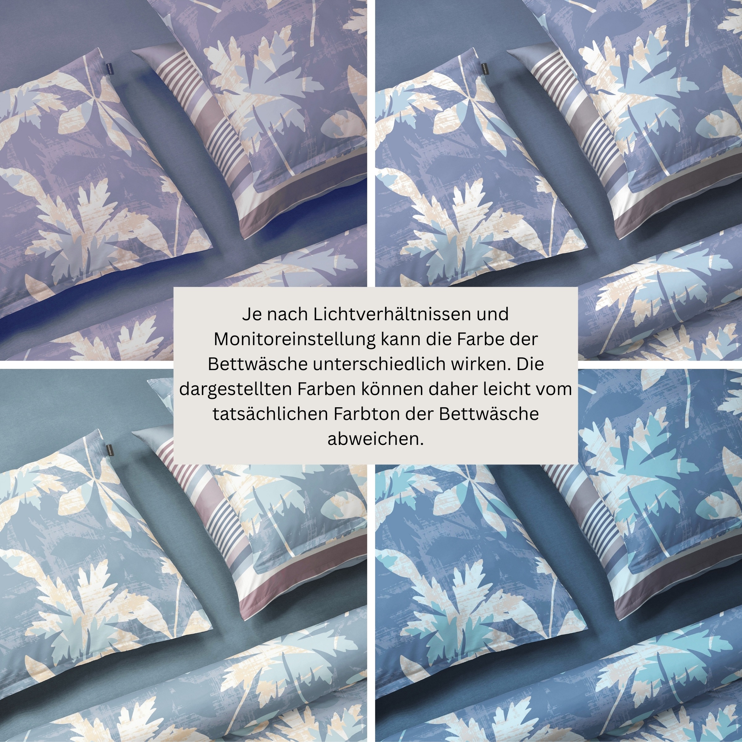 Schiesser Bettwäsche »Hoops aus weichem Baumwoll-Satin mit Streifen-Design« 2 tlg. Made in Green by Oeko-Tex