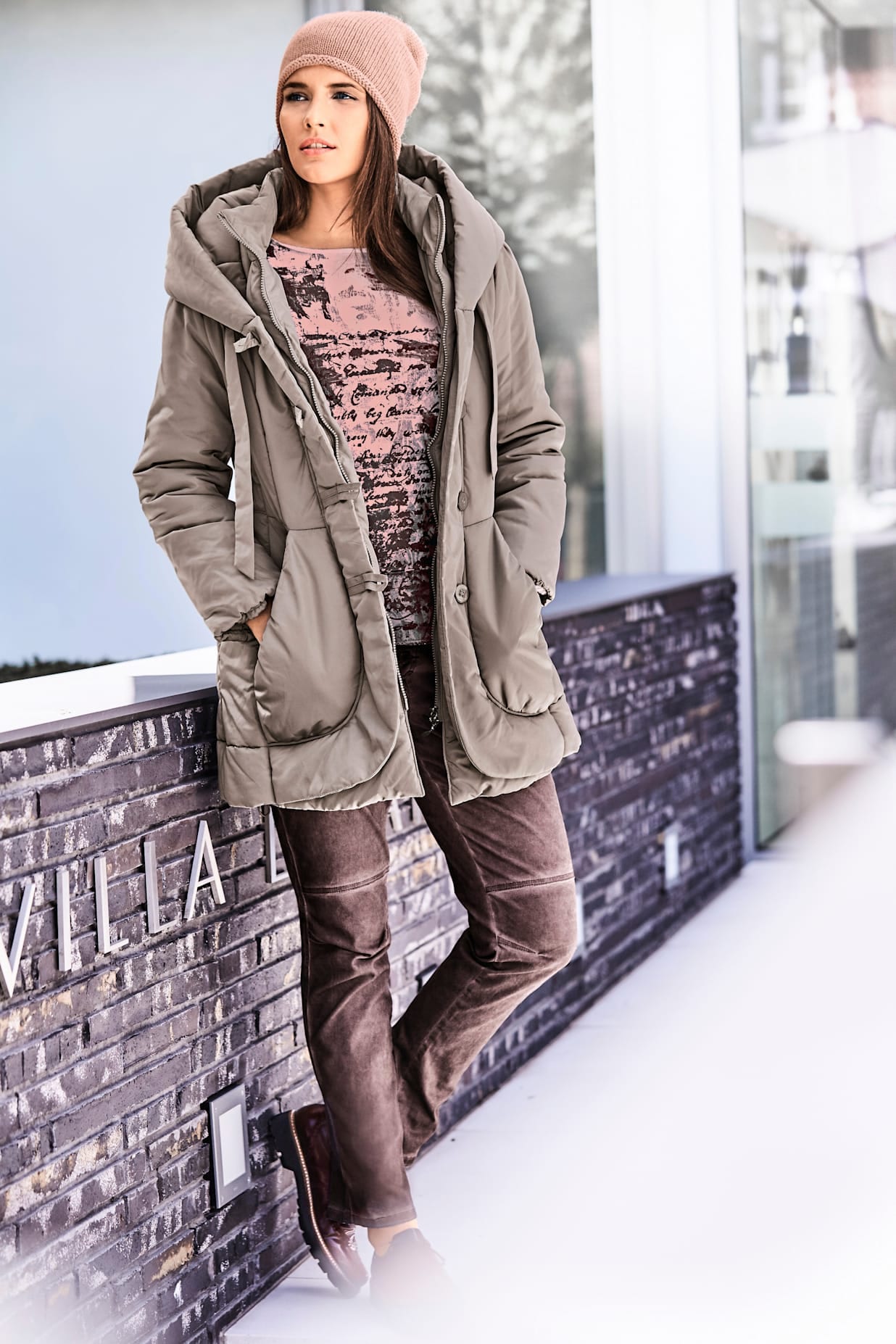 heine Parka mit Kapuze