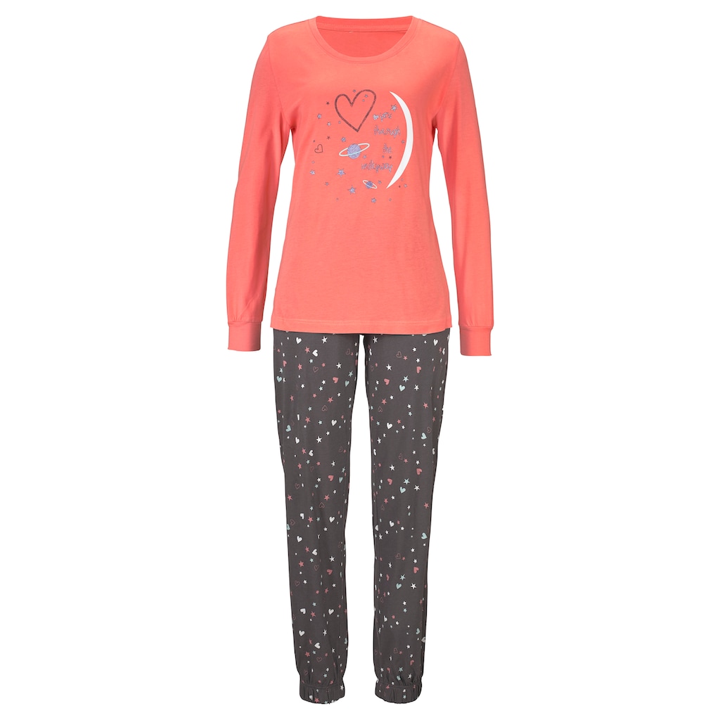 Vivance Dreams Pyjama, (4 tlg., 2 Stück)