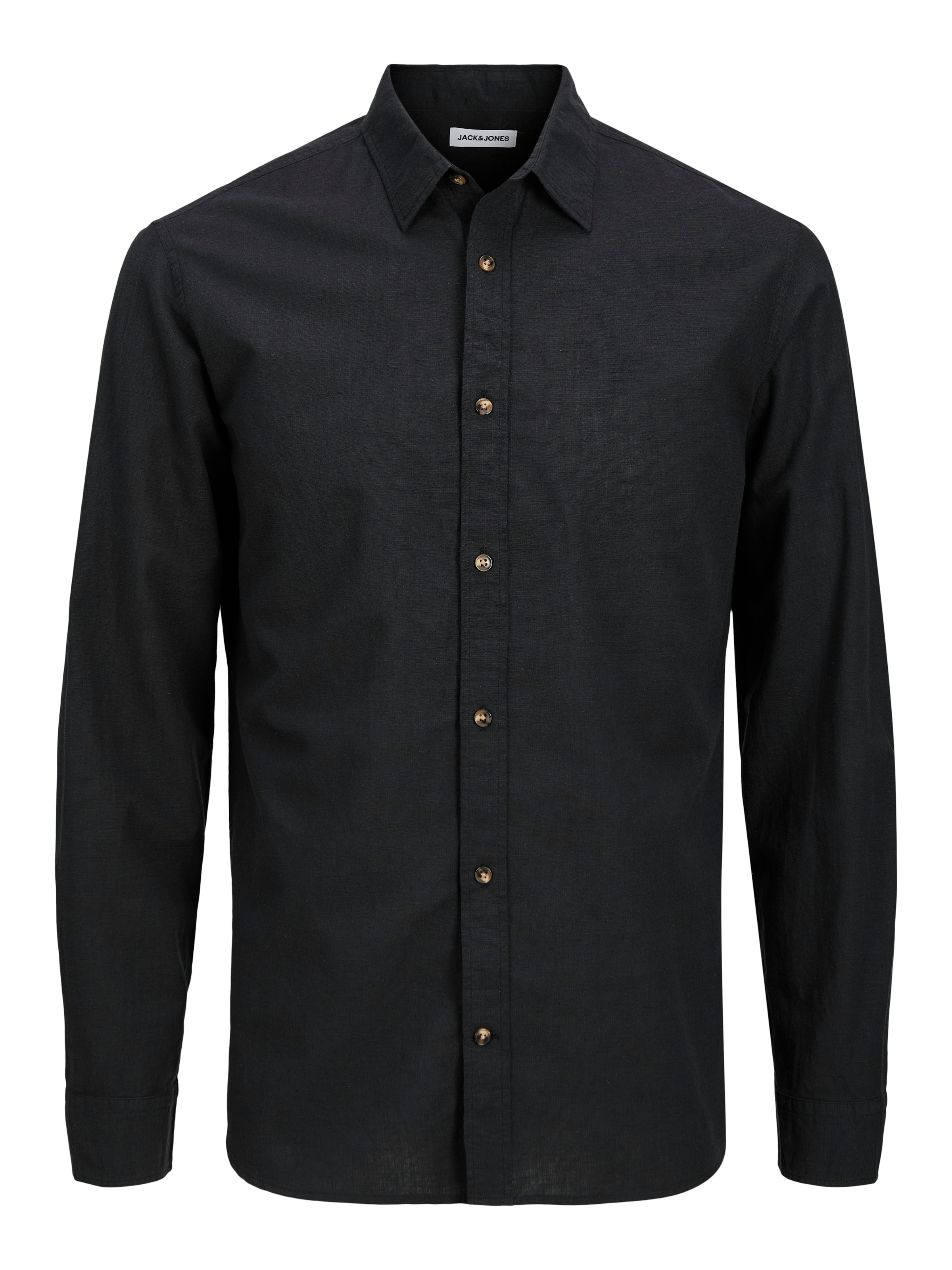Jack & Jones Langarmhemd »JJESUMMER SHIRT LS SN«, mit Hemdkragen