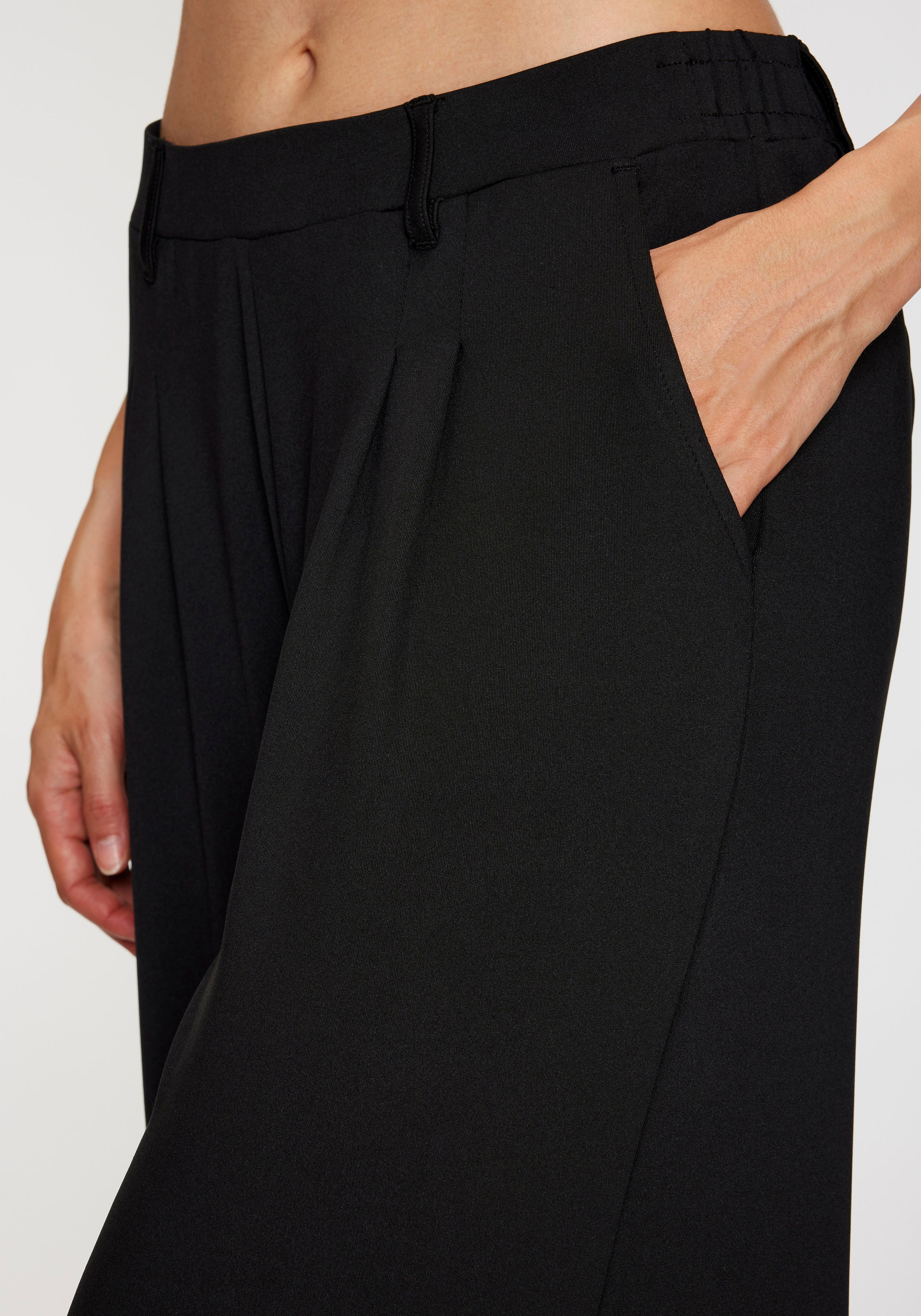 H.I.S Palazzohose  mit weitem Bein und kleinen Falten am Bündchen, Loungewear