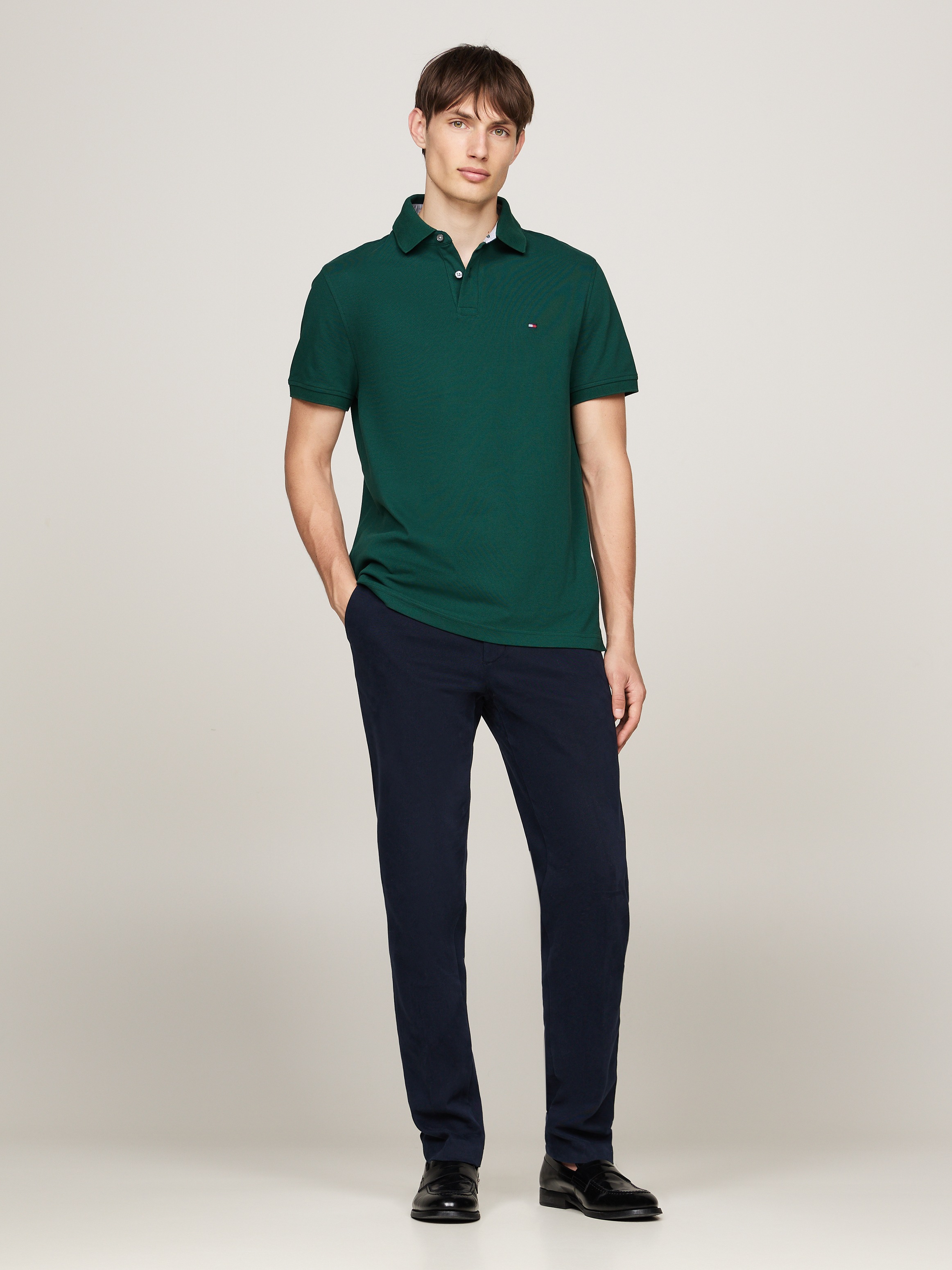 Tommy Hilfiger Poloshirt »1985 REGULAR POLO«, mit Tommy Hilfiger Kontraststreifen innen am Kragen