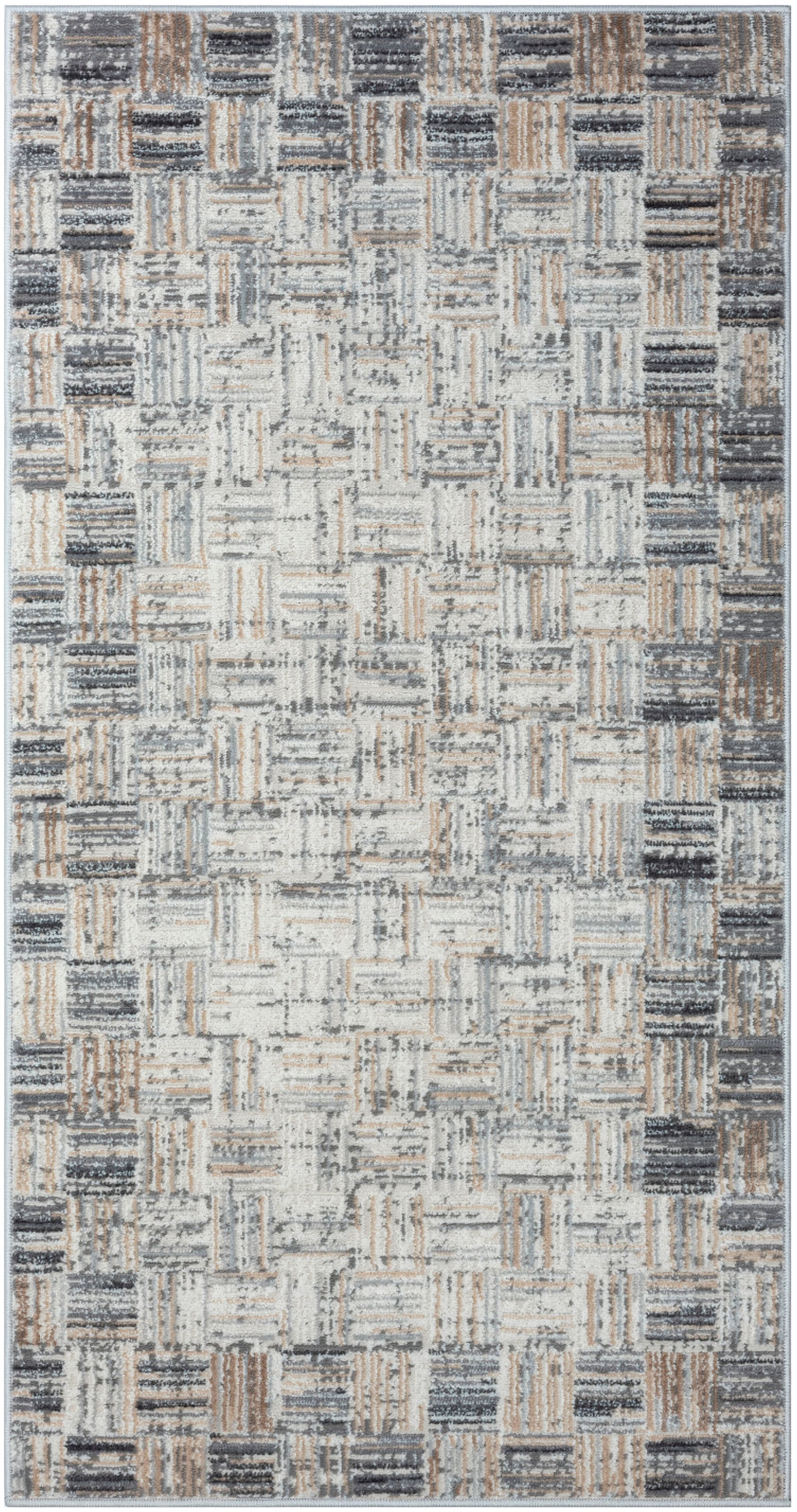 Myflair Möbel & Accessoires Teppich »My Mood Lagerräumung«, rechteckig, 8 mm Höhe, Kurzflor, Scandi-Design, mit Bordüre, besonders weich durch Microfaser