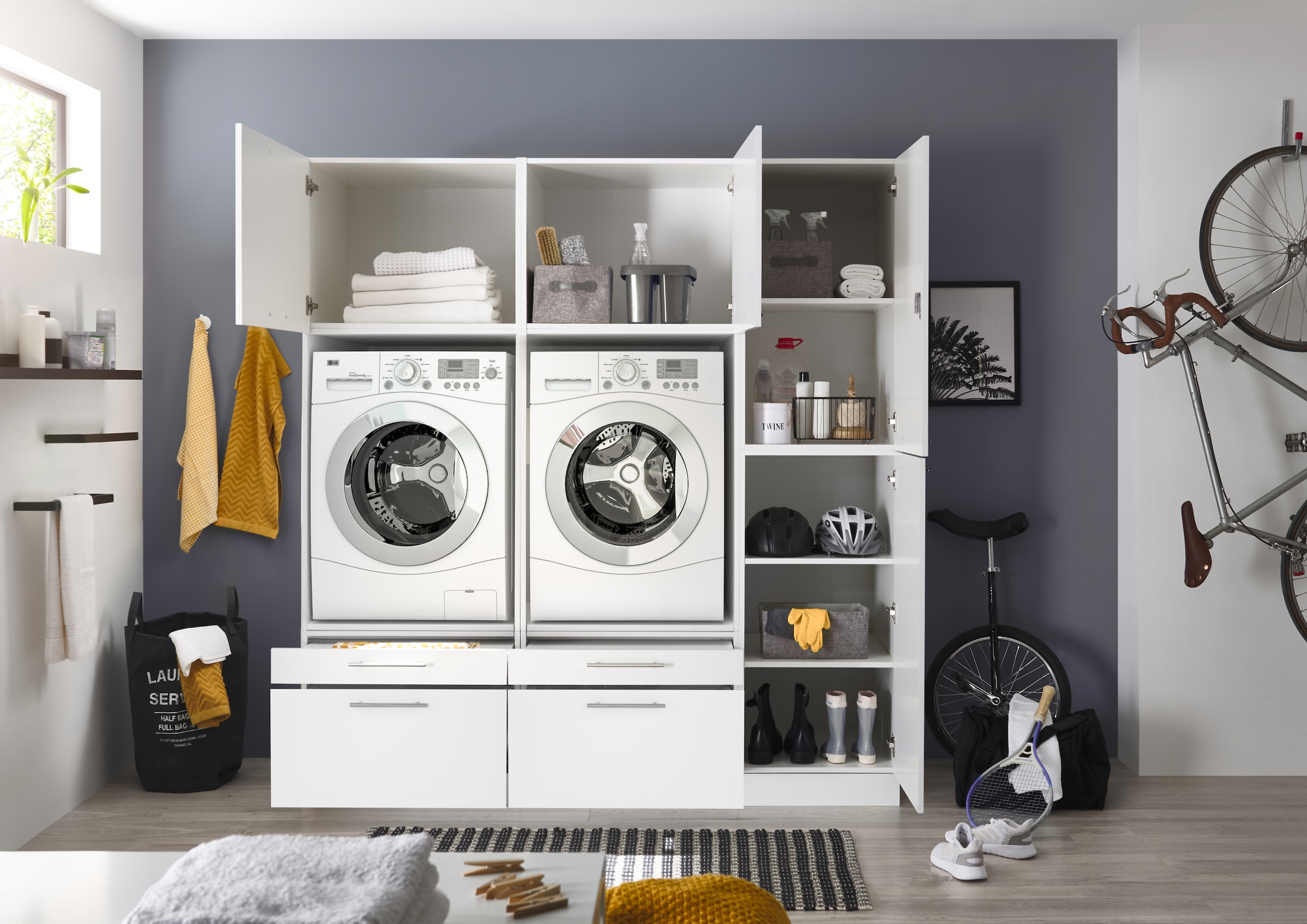 RESPEKTA Mehrzweckschrank-Set »Clara-Set 13« Schrankelemente einzeln erhältlich, 3 Stk. tlg.