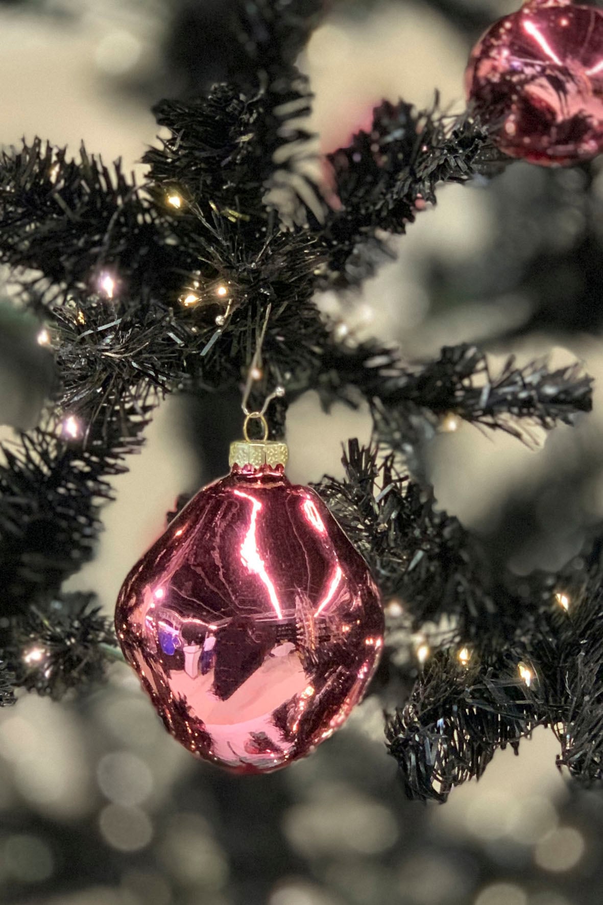 Kugeln Christbaumkugeln«, organische glänzend, Leonique »Birdelle Baumkugeln Glas organischer Raten St.), Weihnachtsdeko, auf cm, Form, Weihnachtsbaumkugel bestellen 3 aus in (Set, Ø Christbaumschmuck, 10