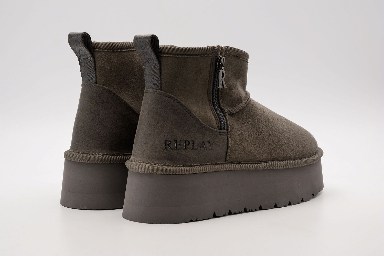 Replay Winterboots »CHIC ZIP«  Plateauboots, Stiefelette mit Anziehlasche und Reißverschluss