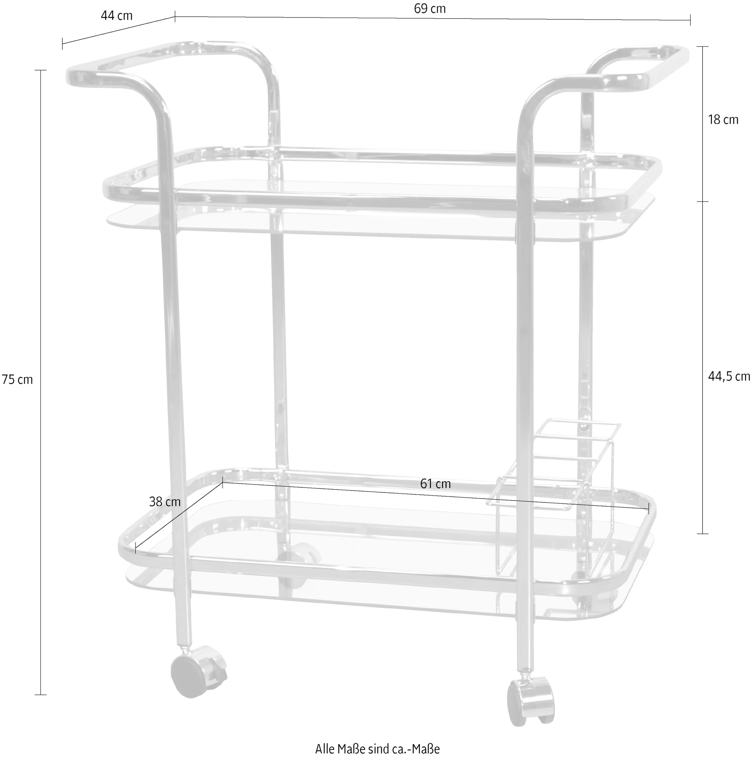 3 Servierwagen Jahren affaire XXL Home Garantie mit