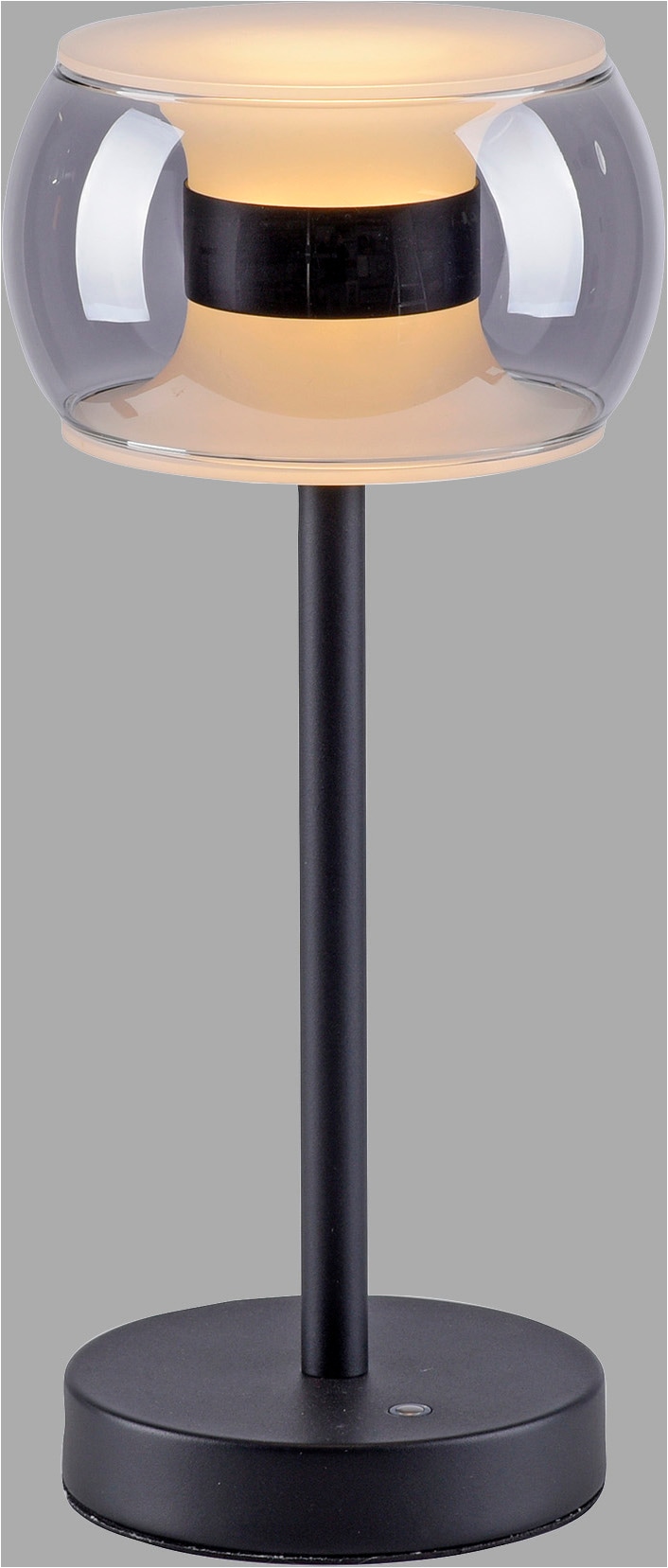 Paul Neuhaus LED Tischleuchte »FUMEA« LED-Board 1 Stk. warmweiß - kaltweiß CCT(2200-5000K), dimmbar über Touchdimmer, Smokey-Glas, Memoryfunktion