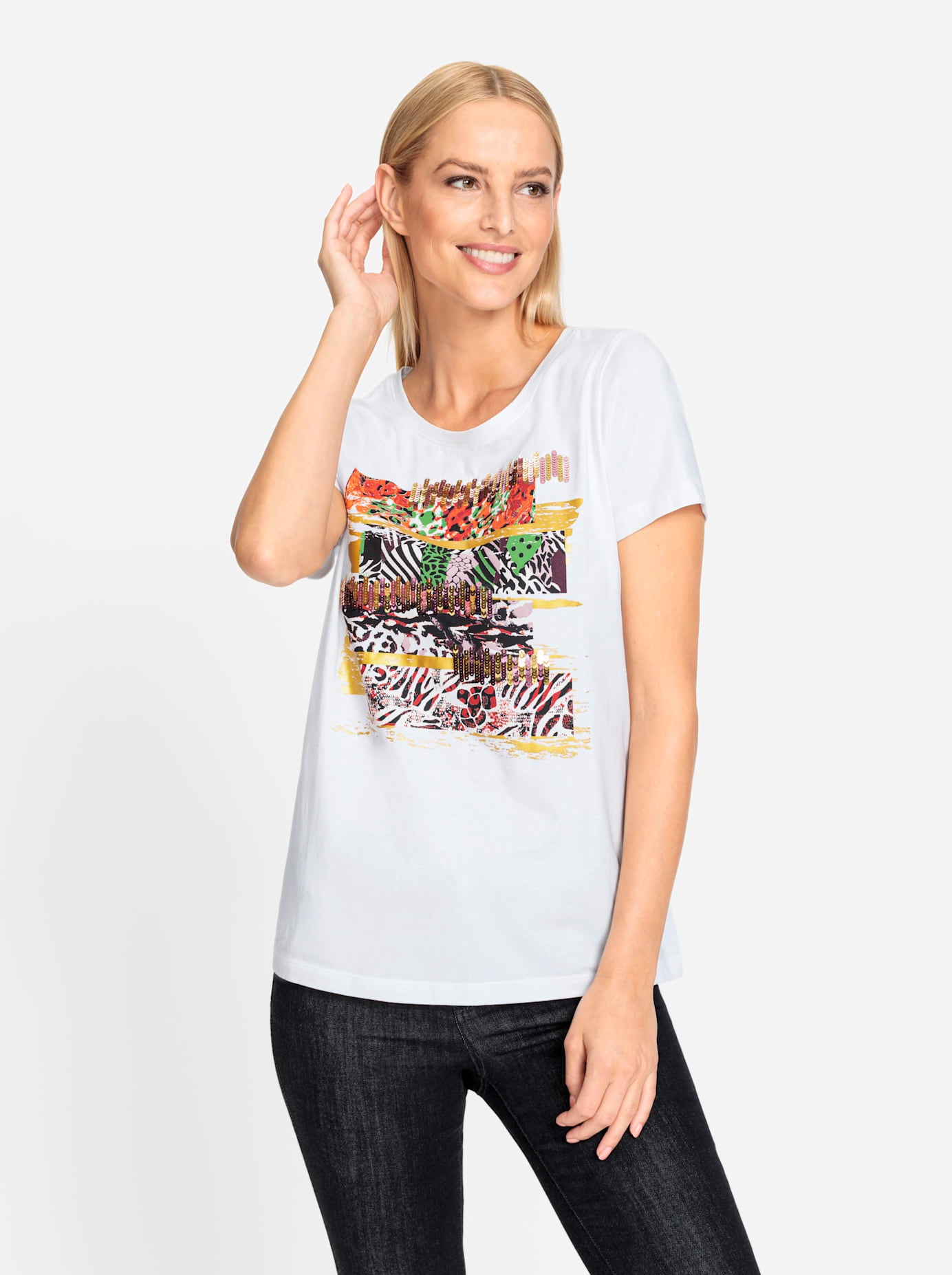 heine T-Shirt »T-Shirt«, (1 tlg.)
