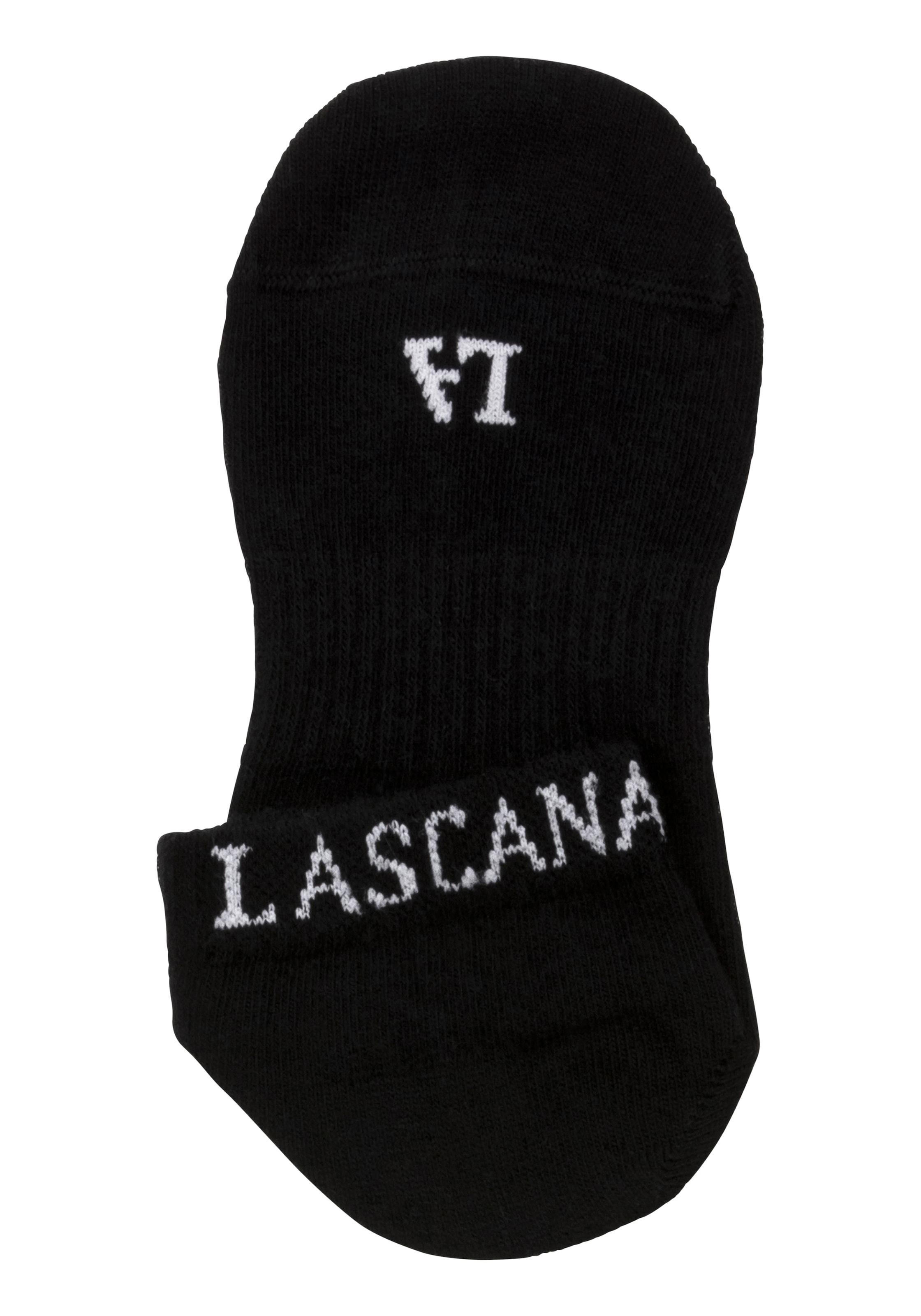 LASCANA ACTIVE Sneakersocken, (Packung, 6 Paar), mit eingestricktem Marken Logo