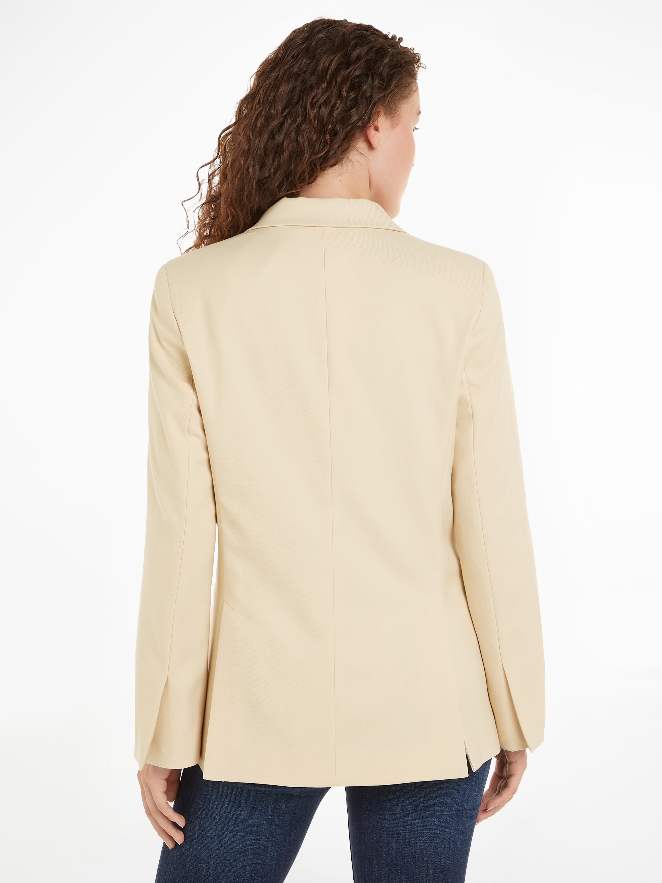 Tommy Hilfiger Longblazer »SMD CORE REGULAR SB BLAZER«, mit Logostickerei