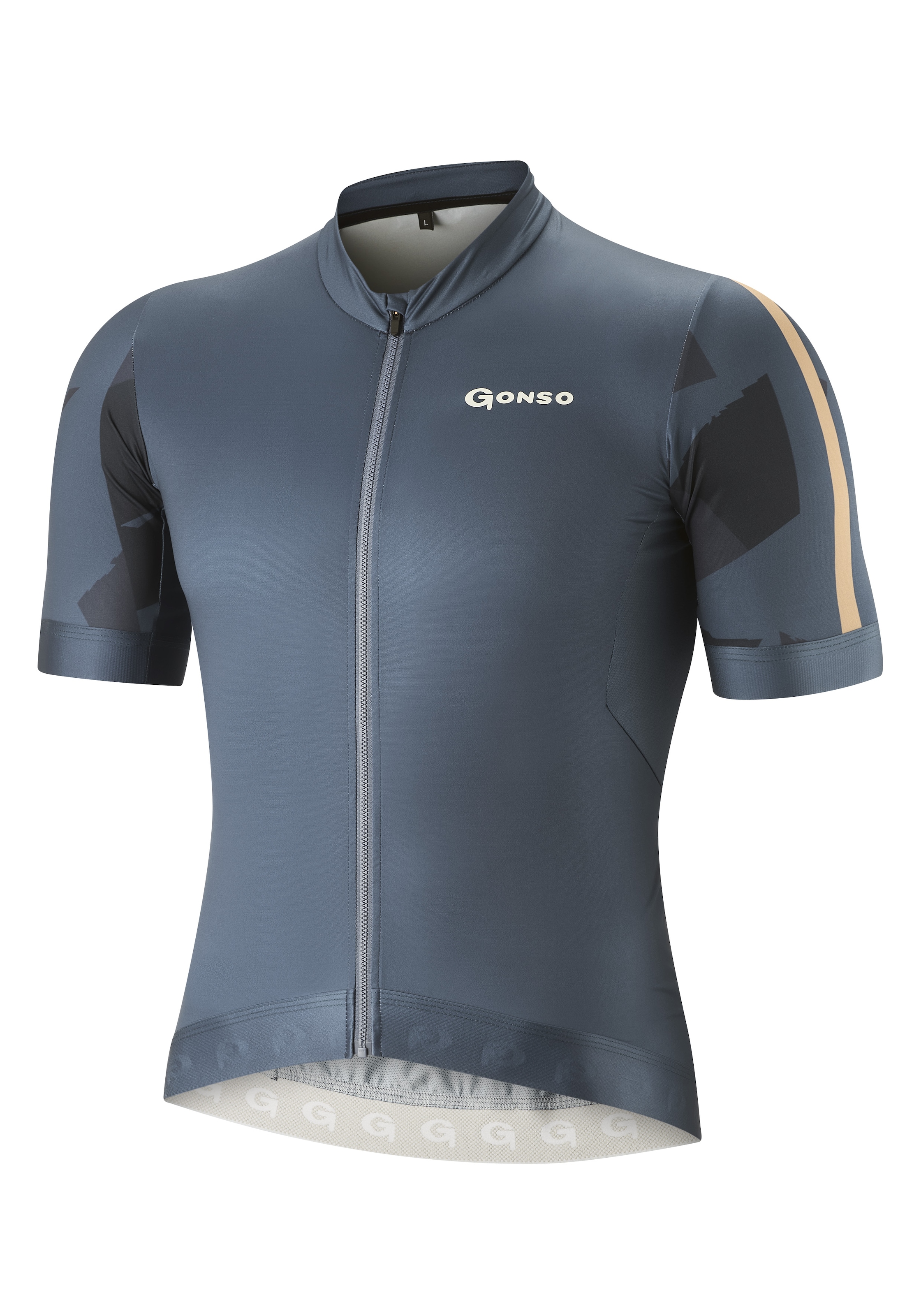 Gonso Radtrikot »TRESERO«, Herren Radshirt kurzarm, atmungsaktives Fahrradtrikot mit Rückentasche