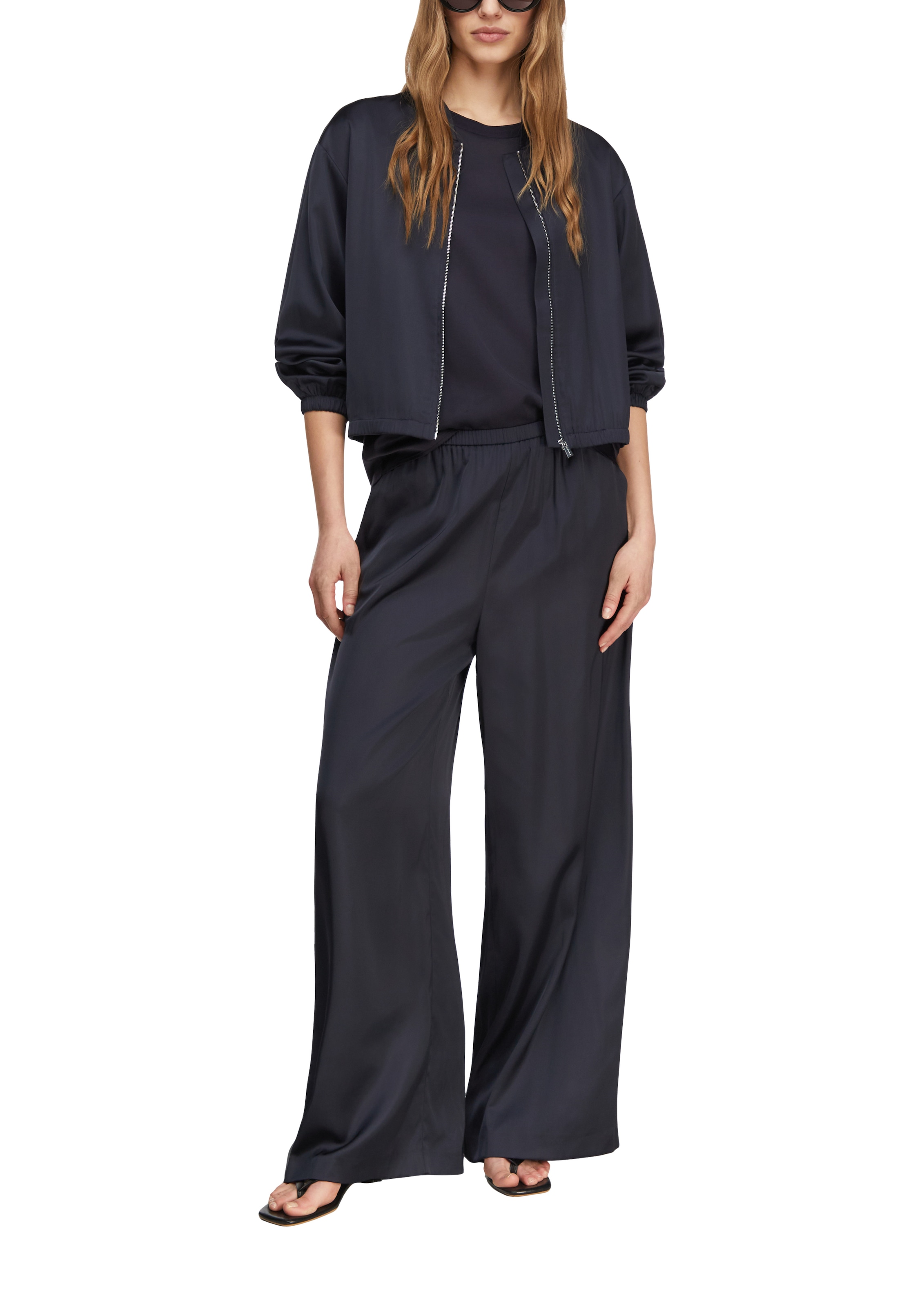 Comma Stoffhose  mit elastischem Bund