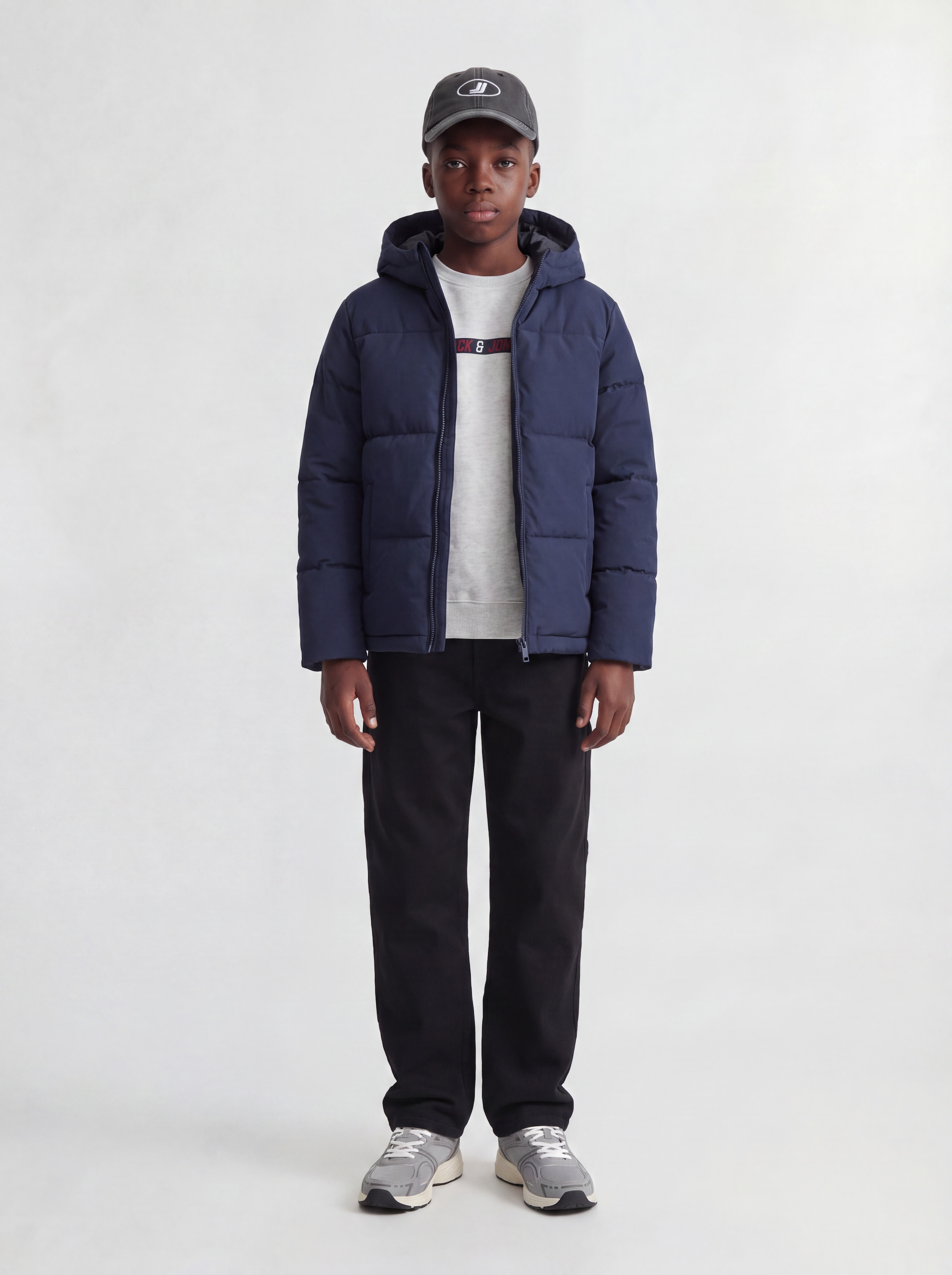Jack & Jones Junior Sweatshirt »JJMUNK SWEAT CREW NECK SN JNR«, Materialmix, regular fit
