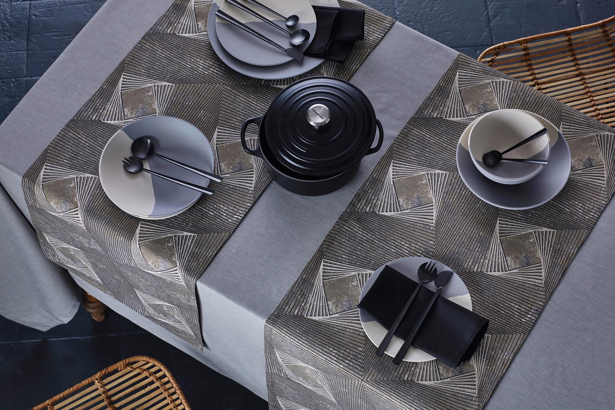 APELT Tischläufer »1307 Loft Style, Jacquard« Fleckschutz