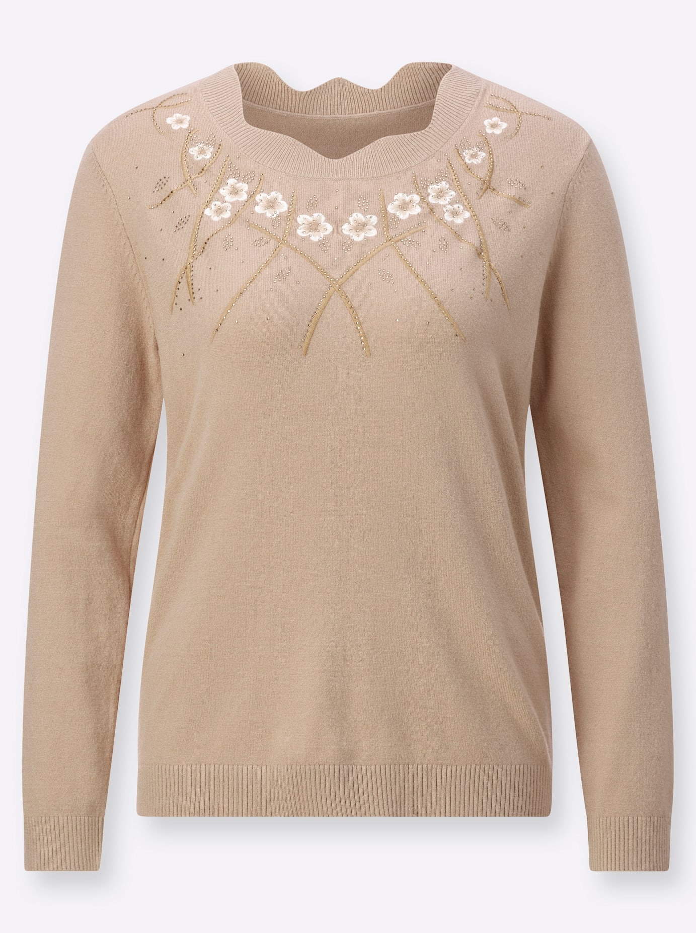 Classic Strickpullover »Langarm-Pullover«