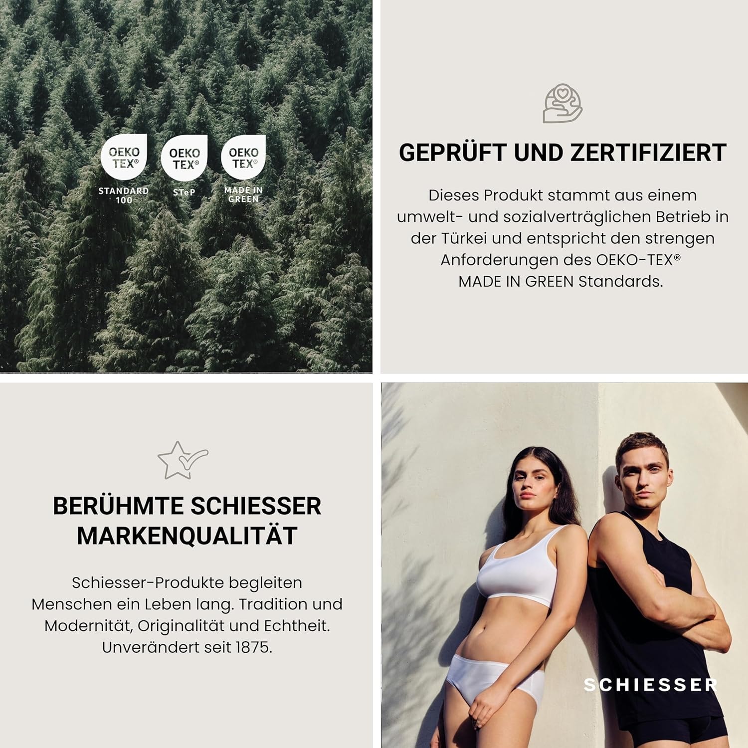 Schiesser Bettwäsche »Sippa aus weicher Baumwolle lädt zum Schäfchenzählen ein« 2 Stk. Made in Green