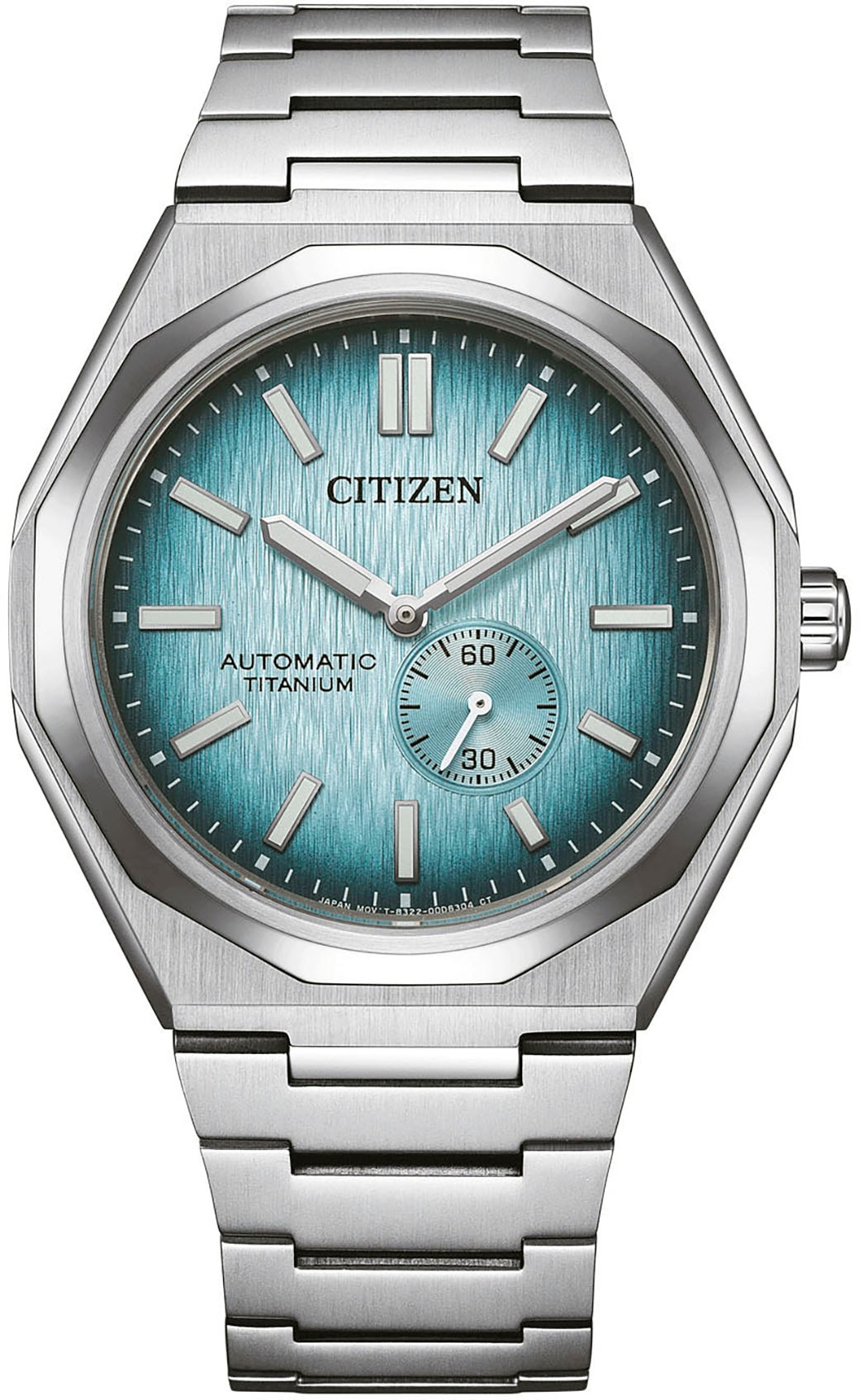 Citizen Automatikuhr »Super Titanium Zenshin 60« Armbanduhr, Herren, Mechanische Uhr, Titan, analog, dezentrale Sekunde