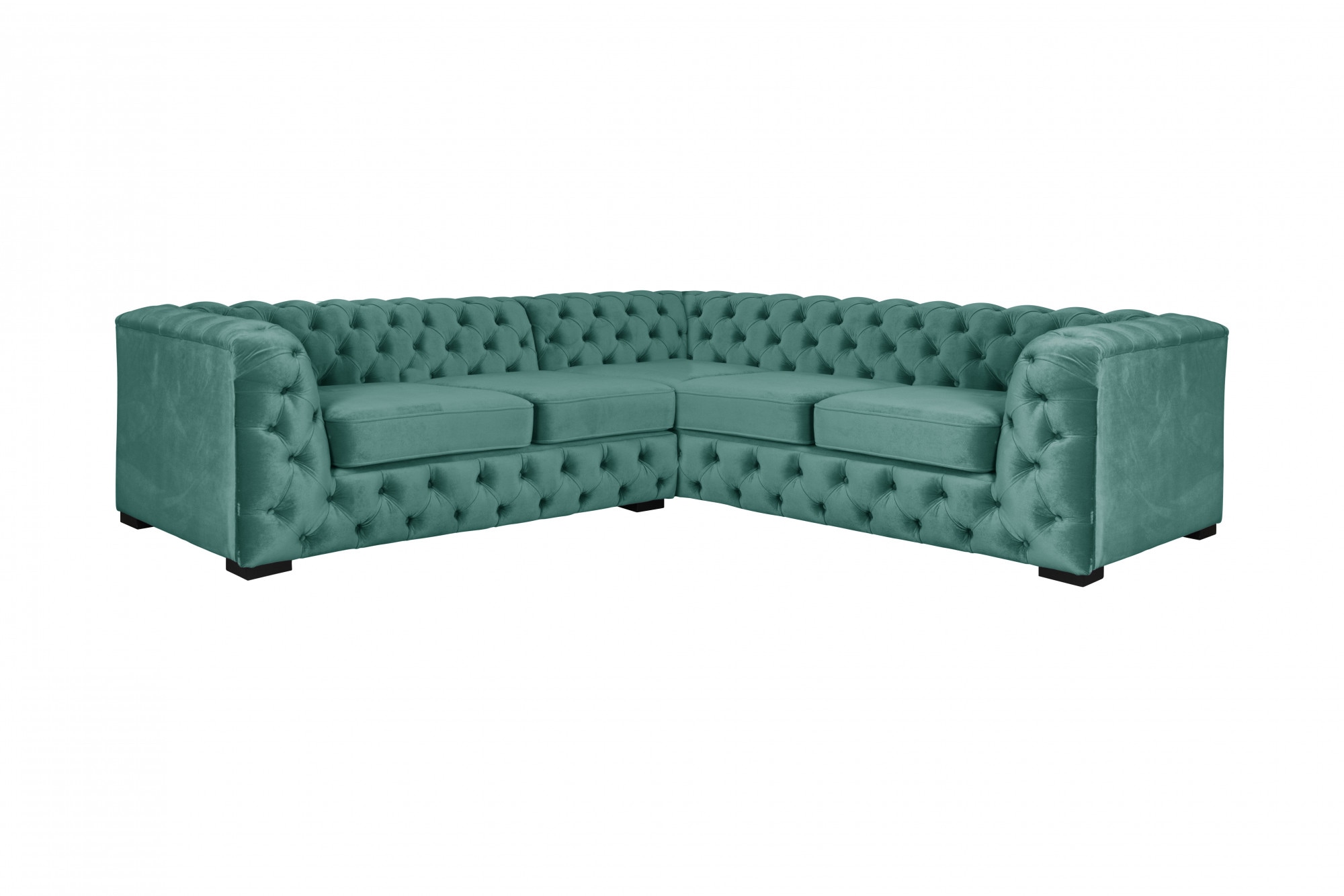 Guido Maria Kretschmer Home&Living Chesterfield-Sofa »KALINA L-Form«, hochwertige Chesterfield-Ausführung, sehr hochwertige Verarbeitung