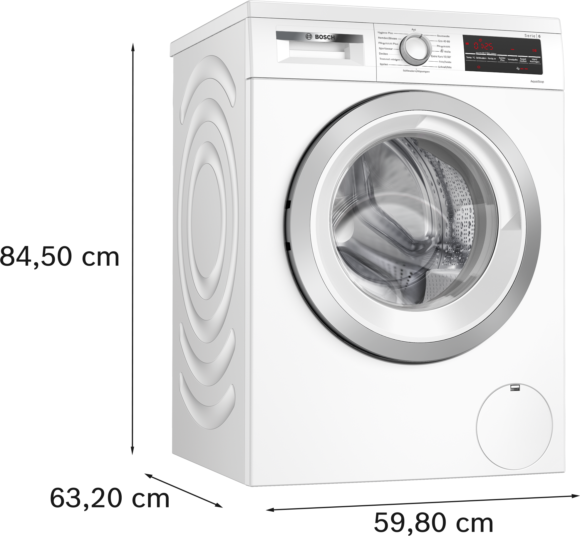 BOSCH Waschmaschine Serie 6 »WUU28T71« 8 kg 1400 U/min